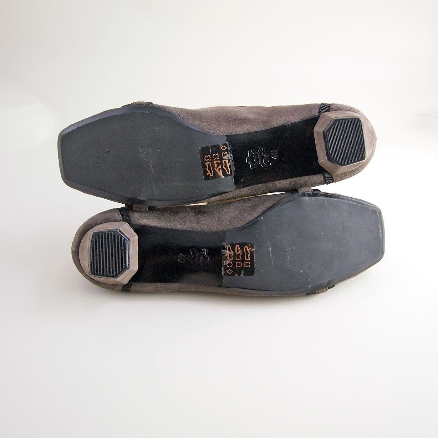 Designer Luciano Barachini Low Heel Pumps Brown Suede US 10 EU 40 Size US 10 / IT 40 - 7 Thumbnail