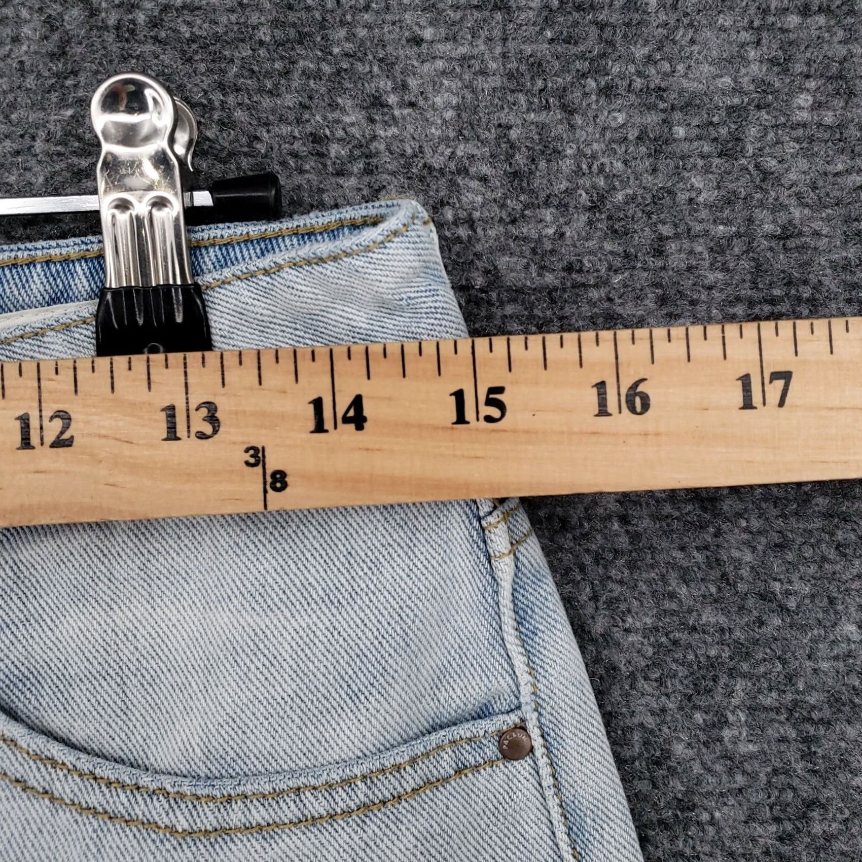 Pacsun PacSun Women Jean Shorts Blue 26 High Rise Hot Pants Light Wash Distressed Size 26" / US 2 / IT 38 - 7 Thumbnail