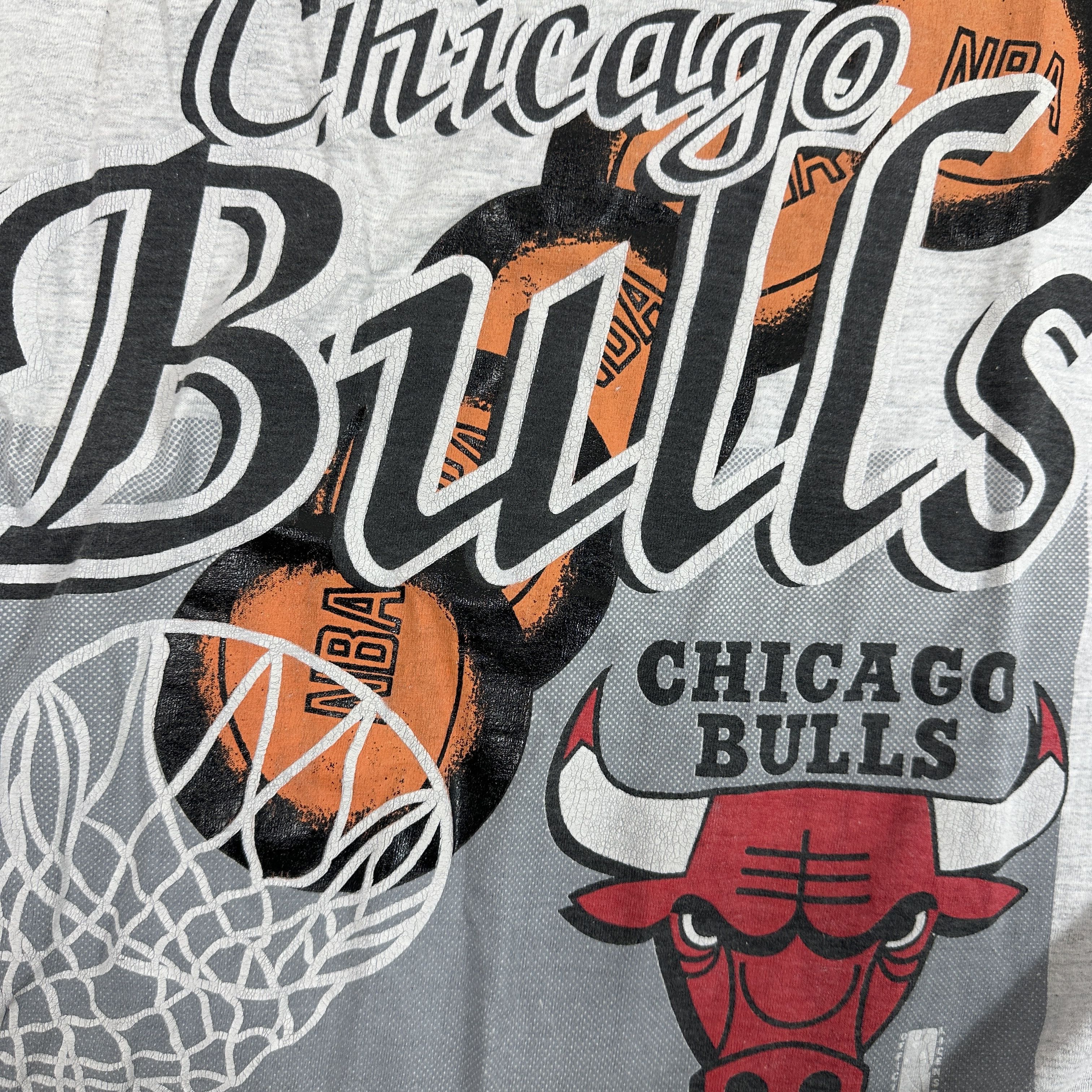 Vintage Vintage Casual Sporty Baseball Chicago Bulls 90s T-shirt Size US L / EU 52-54 / 3 - 4 Thumbnail