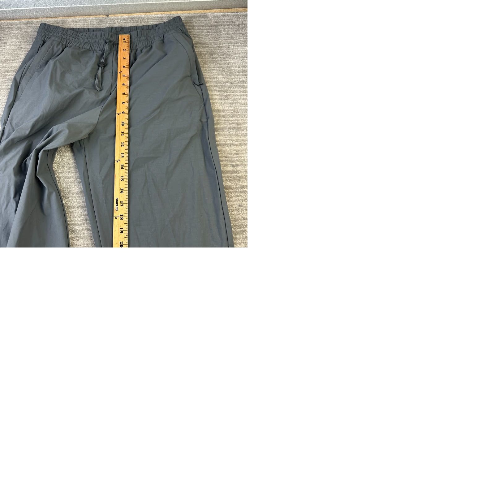 Vintage Bylt Pants Mens Large Gray Sweatpants Flow Jogger Tapered Athleisure Zip Pockets Size US 33 - 9 Thumbnail