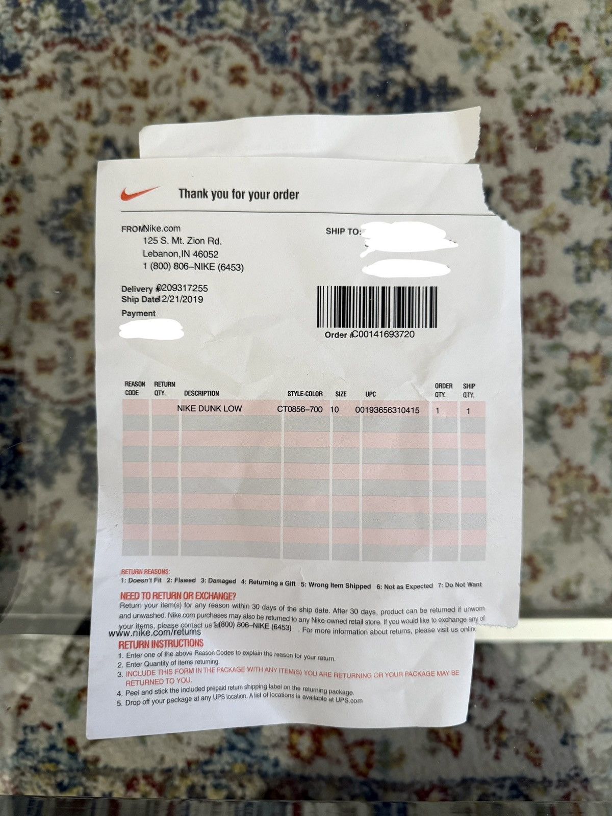 Nike × Off-White Nike x Off White Dunk Low Michigan Size US 10 / EU 43 - 8 Thumbnail