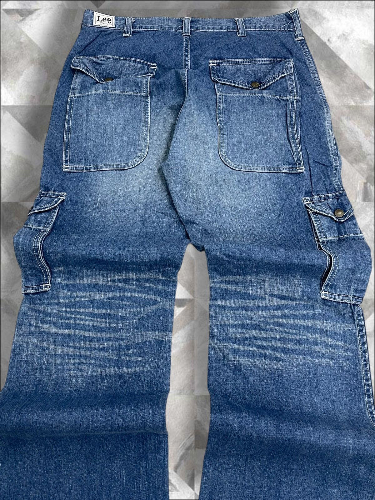 Lee Vintage 1990s Designer Lee Bush Pant Baggy Rare Style Size US 32 / EU 48 - 13 Thumbnail