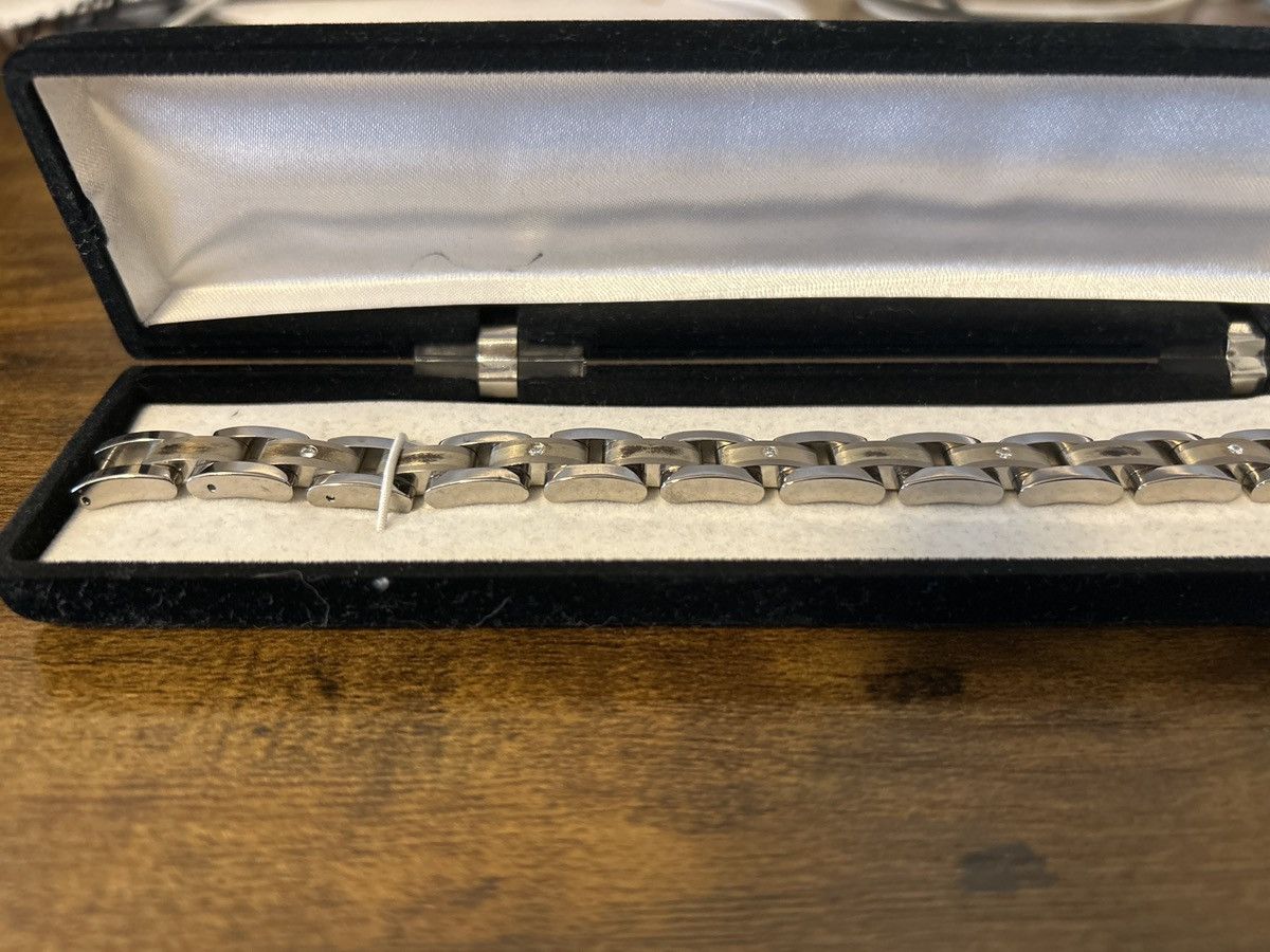 Other Stainless steel bracelet with diamonds Size ONE SIZE - 3 Thumbnail