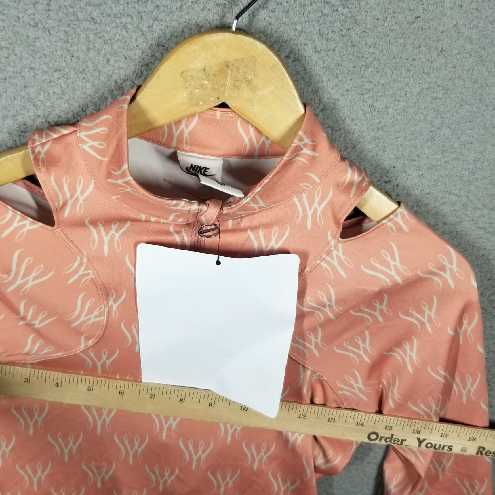 Nike Nike Serena Williams Design Crew Tennis Bodysuit Shirt Womens Small Pink Geometric 1/2 Zip Zipper Tunic Designer Rare Sold Out 90s? Size S / US 4 / IT 40 - 6 Thumbnail