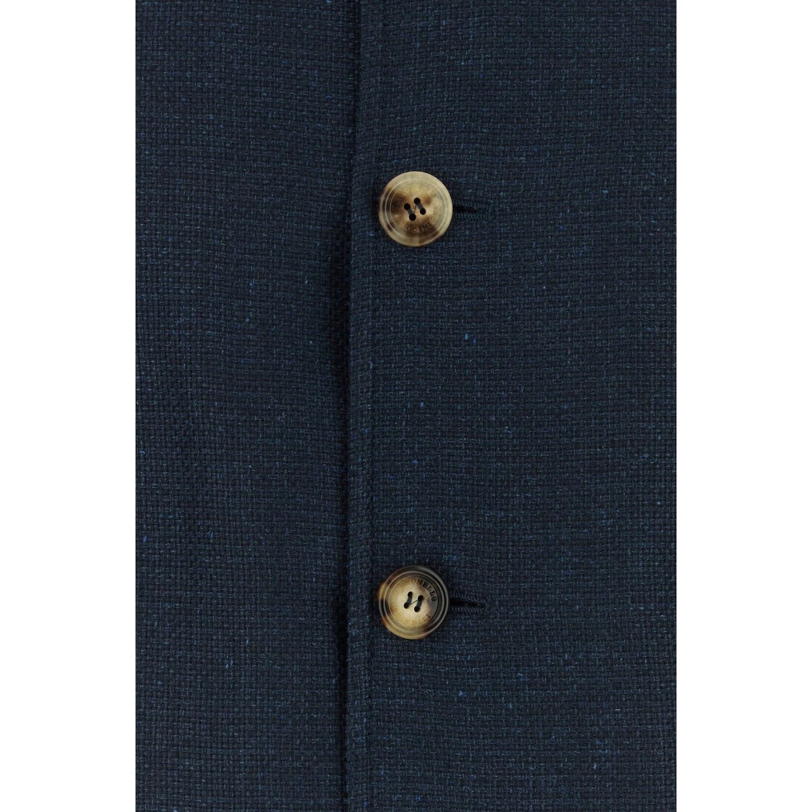 Brunello Cucinelli BRUNELLO CUCINELLI Navy Blue Silk Blend Jacket New & Authent Size US XL / EU 56 / 4 - 3 Thumbnail
