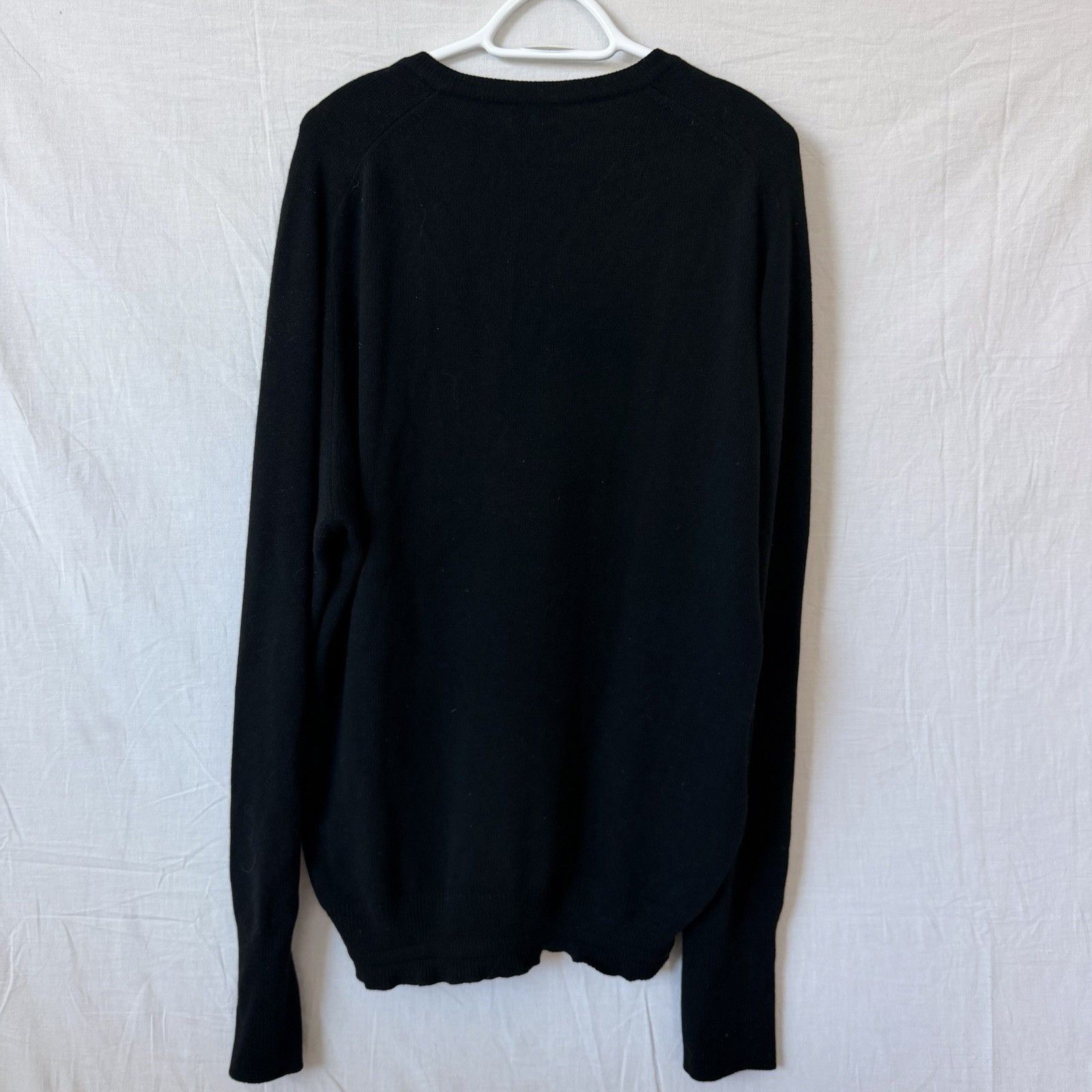 N.Peal N Peal 100% Cashmere Black V Neck Sweater Unisex Size US XL / EU 56 / 4 - 7 Thumbnail