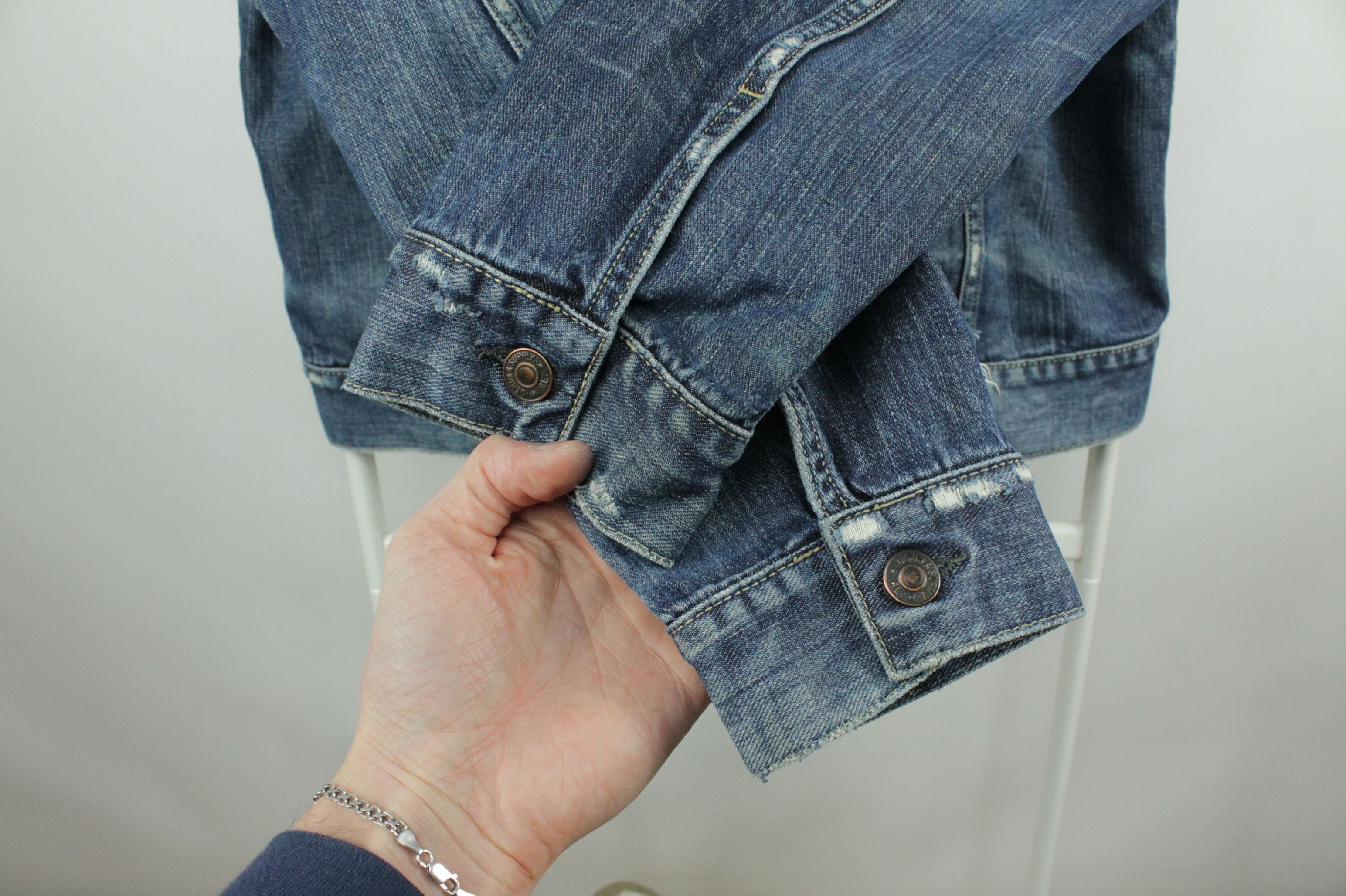 Denim & Supply Ralph Lauren Denim And Supply Ralph Lauren Distressed Denim Jacket Size US M / EU 48-50 / 2 - 5 Thumbnail