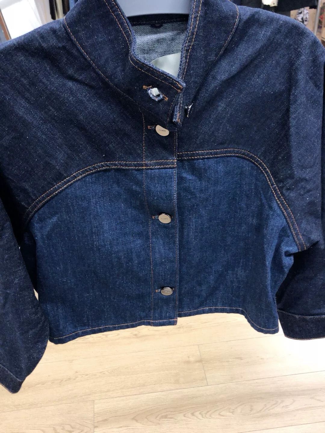 fendi denim jacket with unique design