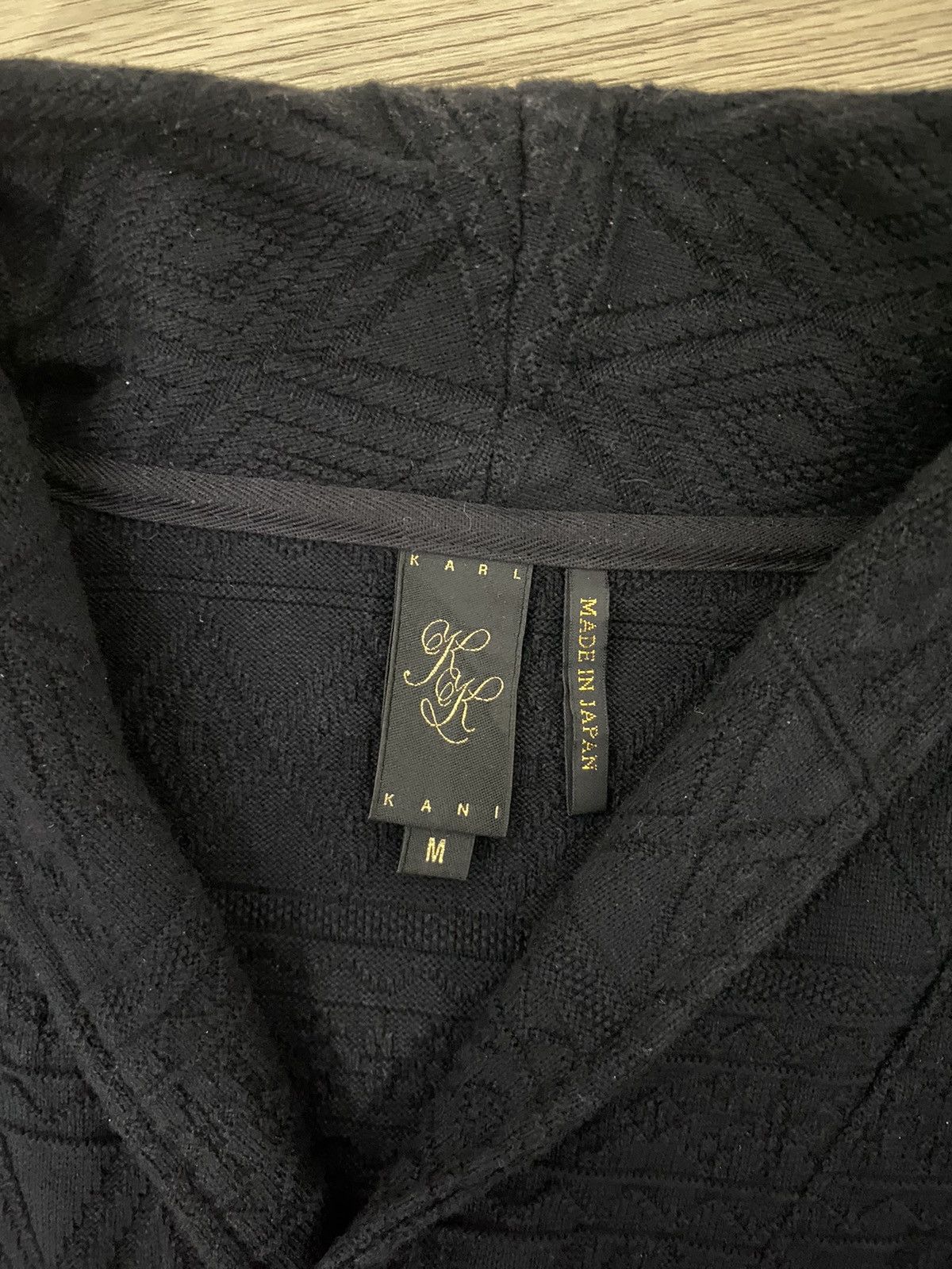 Karl Kani × Vintage 💥All Black💥Karl Kani Sweatshirt Cardigan Size US M / EU 48-50 / 2 - 8 Thumbnail