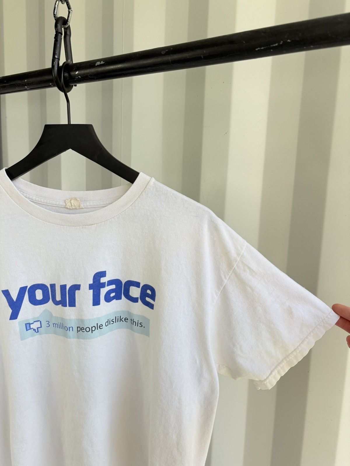 Vintage Thrashed Dislike Your Face Distressed Sun Faded ERD GRUNGE Size US XL / EU 56 / 4 - 2 Thumbnail