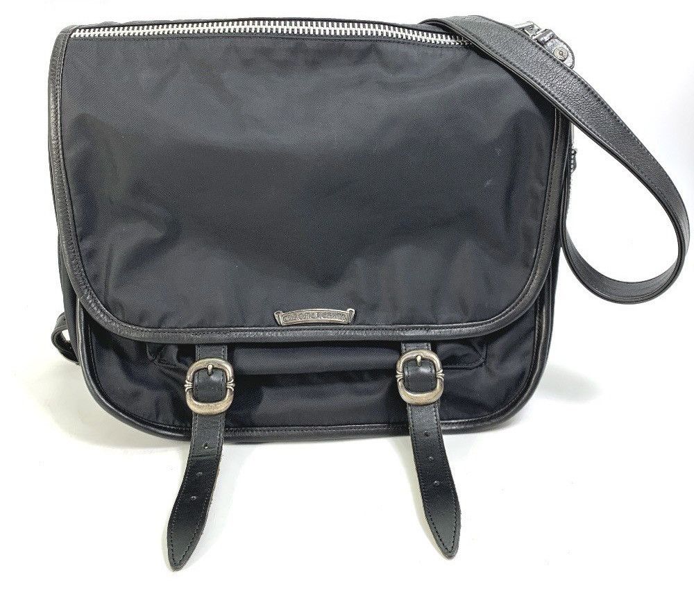 image of Chrome Hearts Gunslinger Shoulder Bag in Black, Men's