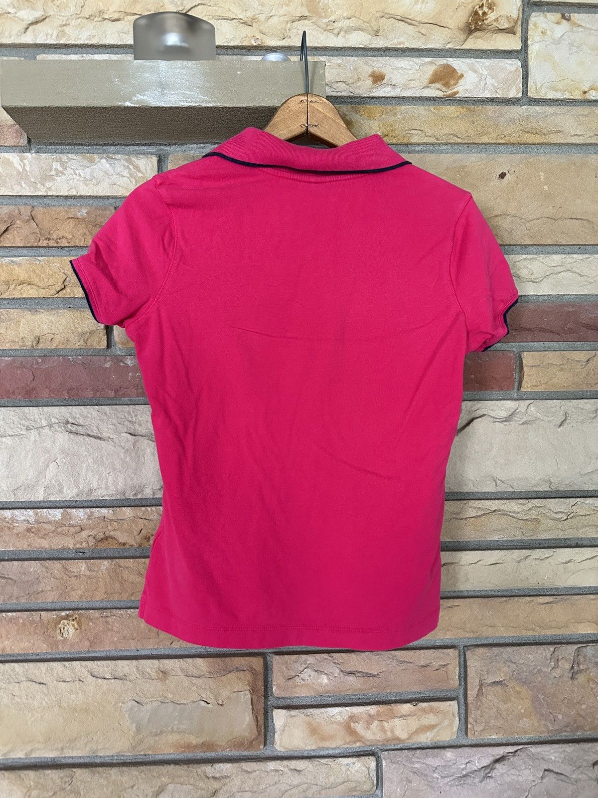 Nike Vintage Y2K Nike Hot Pink Button Up Polo Shirt Size S / US 4 / IT 40 - 2 Thumbnail