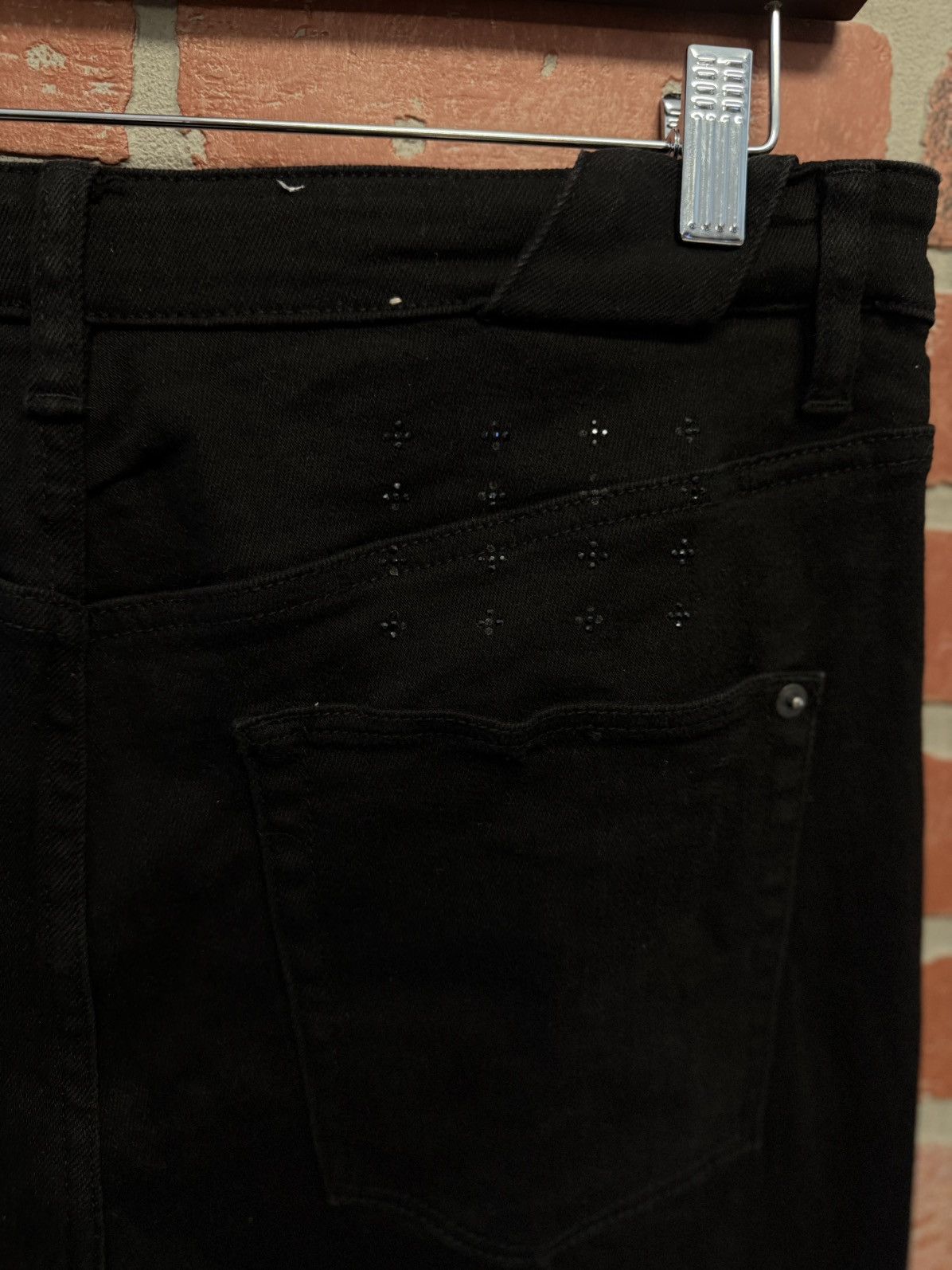 Ksubi Ksubi Black Jeans Crystals Size 33 Flawless 🧼 $350 Retail Size US 33 - 10 Thumbnail