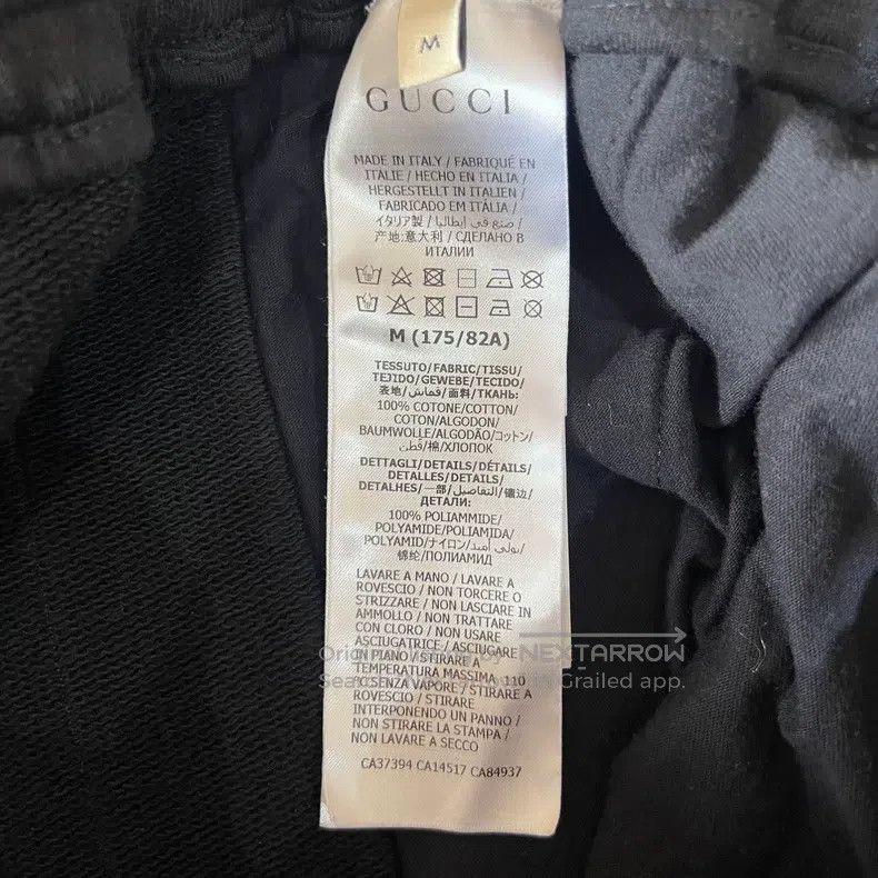 Gucci Gucci Size M Webbing printed cotton trousers Size US 29 - 5 Thumbnail