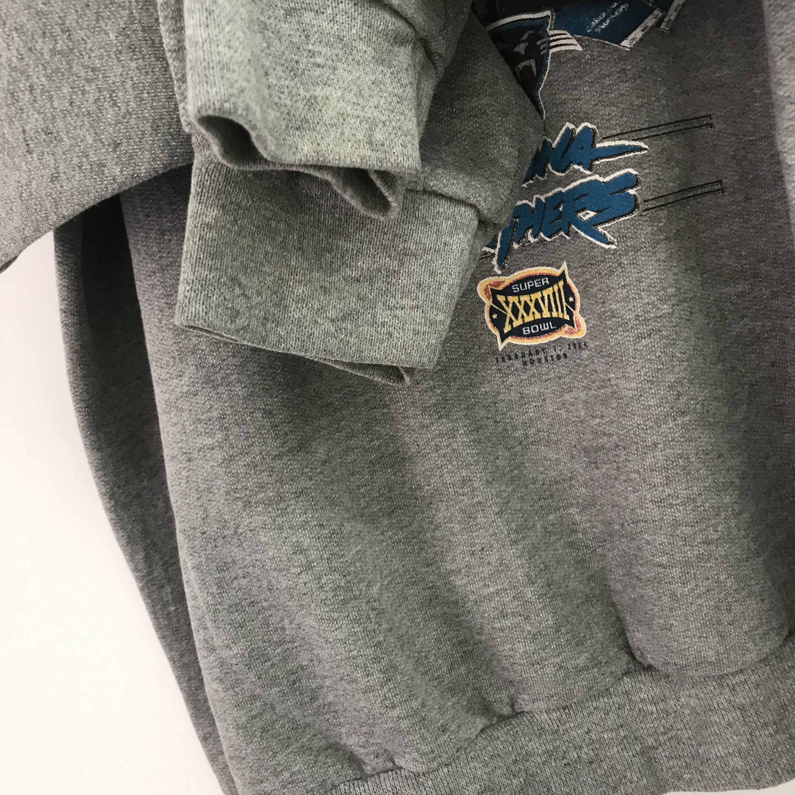 Vintage Vintage Carolina Panthers Gray Sweathsirt 372 Size US M / EU 48-50 / 2 - 5 Thumbnail