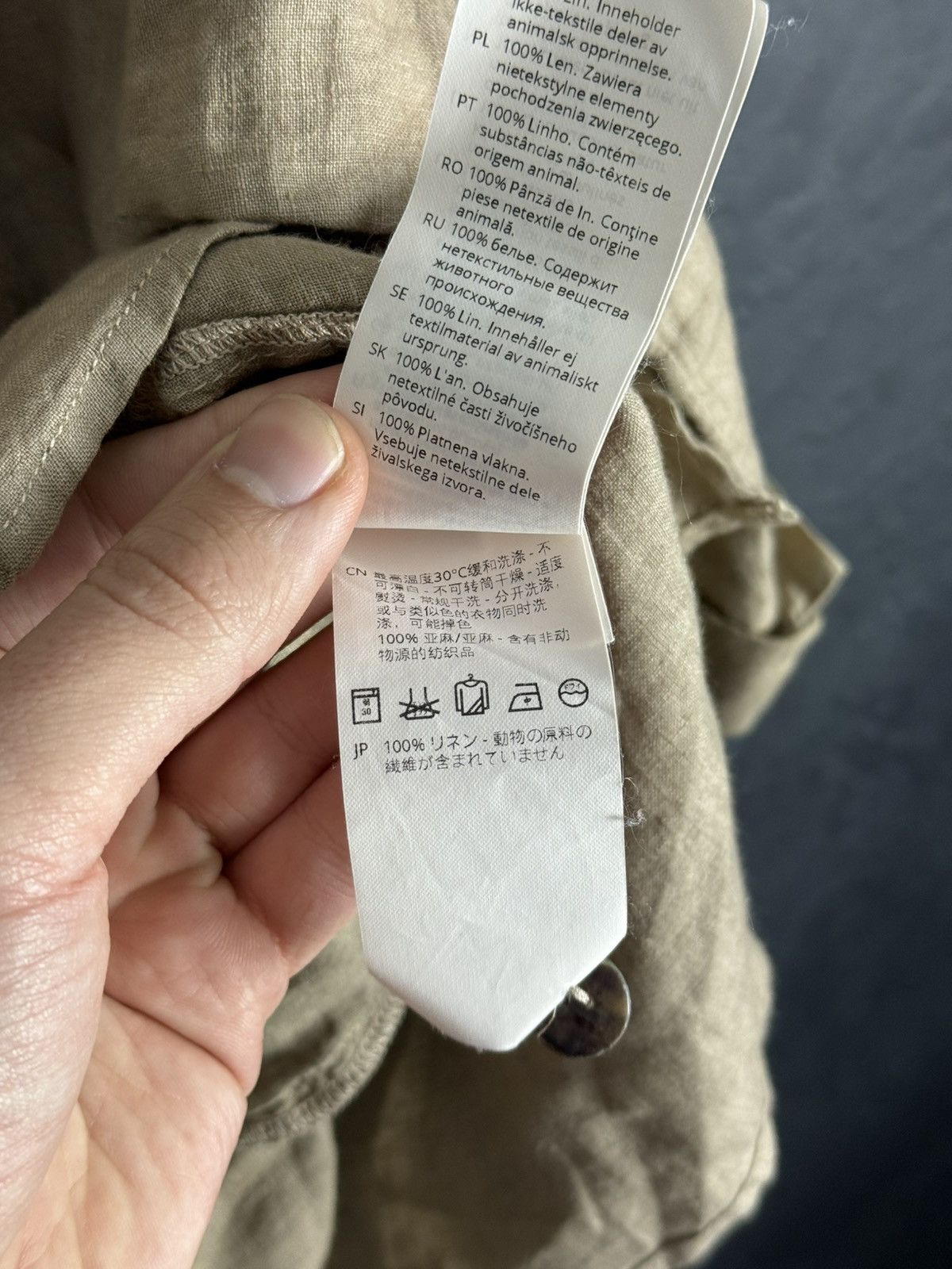 OSKA Oska Linen Lightweight Button Up Shirt Jacket Size 1 Size S / US 4 / IT 40 - 12 Thumbnail