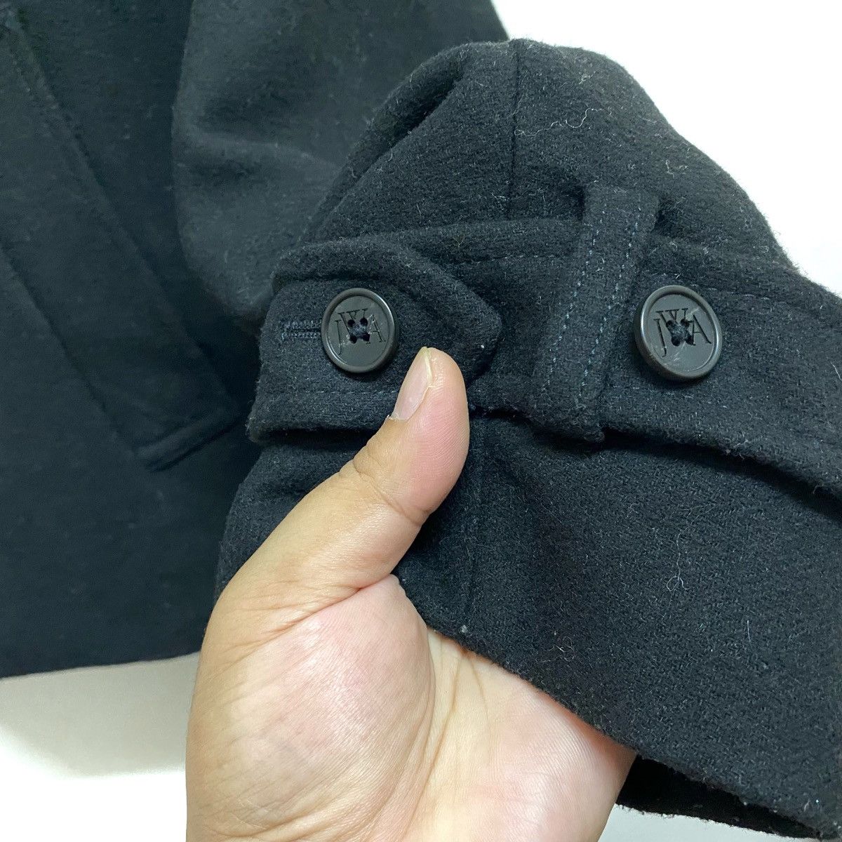 JW Anderson × Uniqlo jW ANDERSON Crop Top Wool Jacket Zipper Size US L / EU 52-54 / 3 - 3 Thumbnail