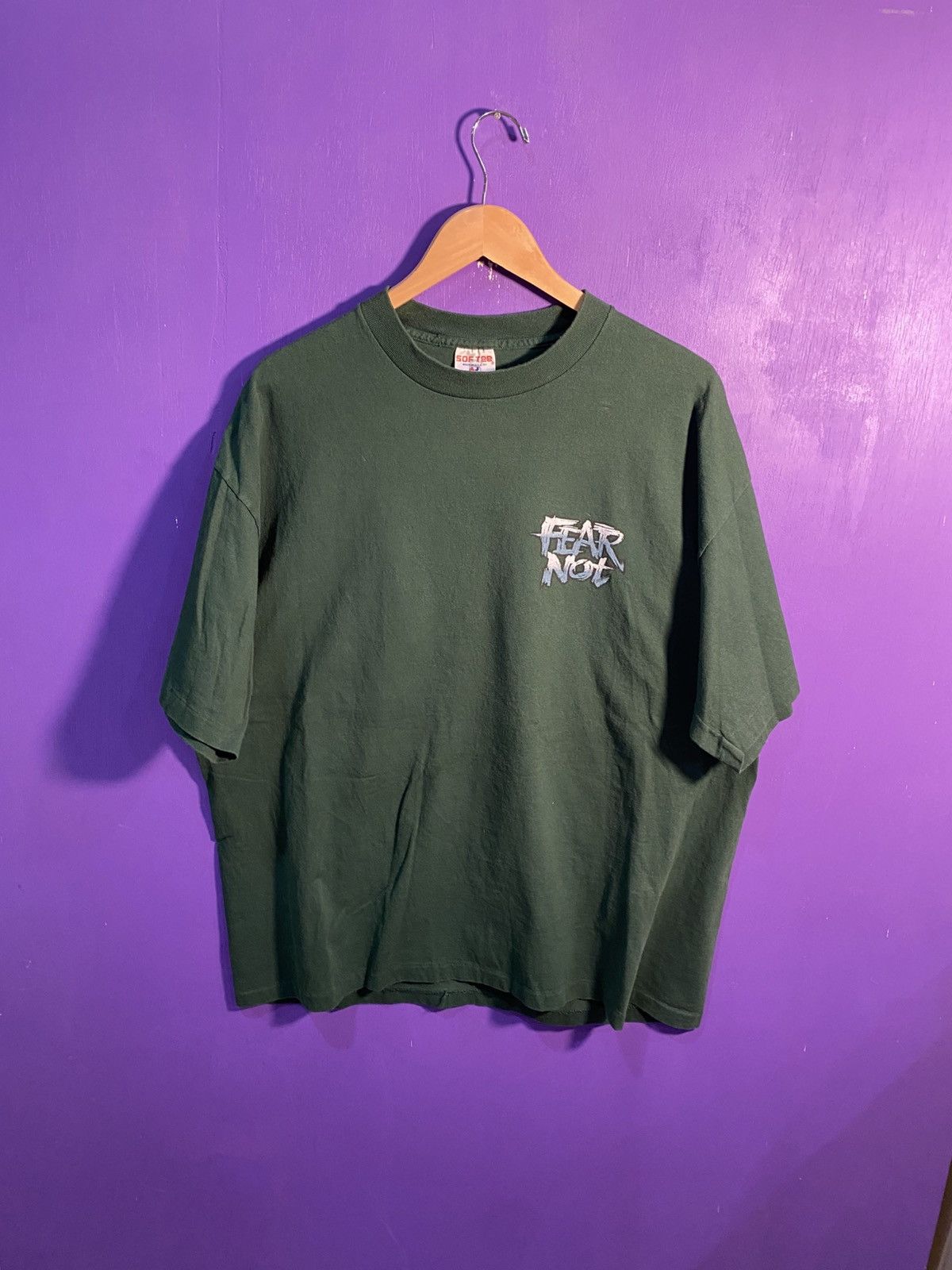 Other Vintage 90s Fear not for you are with me Jesus tee Size US XL / EU 56 / 4 - 1 Thumbnail