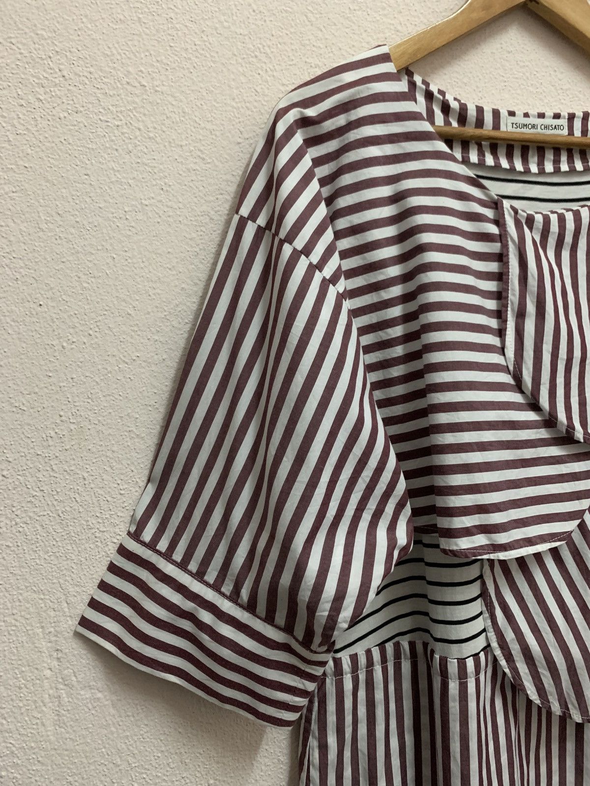 Issey Miyake TSUMORI CHISATO By Issey Miyake Sample Stripe Maxi Dress Size S / US 4 / IT 40 - 5 Thumbnail