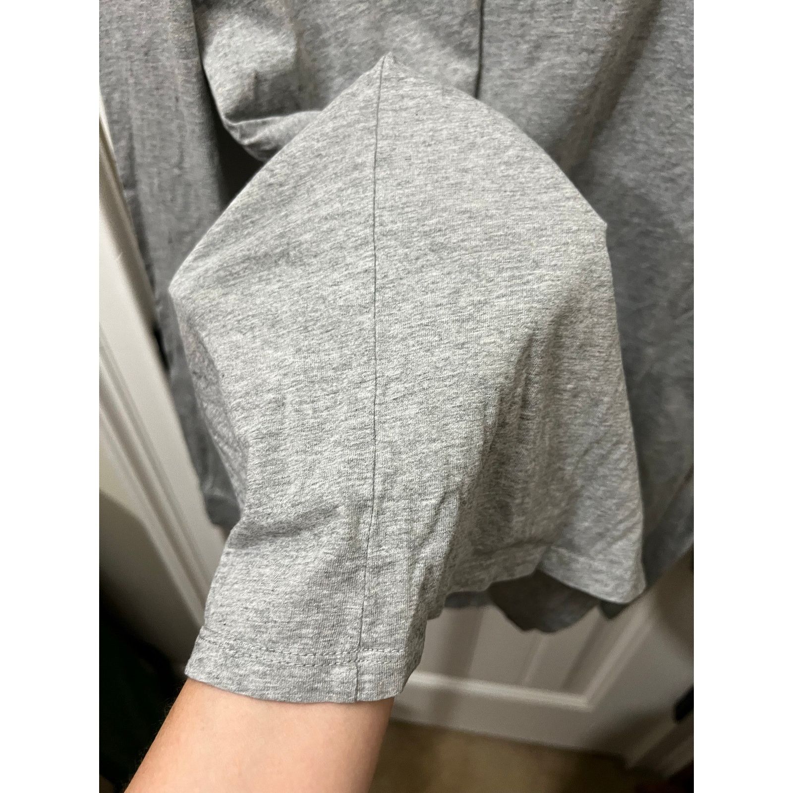 Nike Men's Long Sleeve Spellout Logo Front Crewneck Tshirt Cotton Size US XXL / EU 58 / 5 - 7 Thumbnail