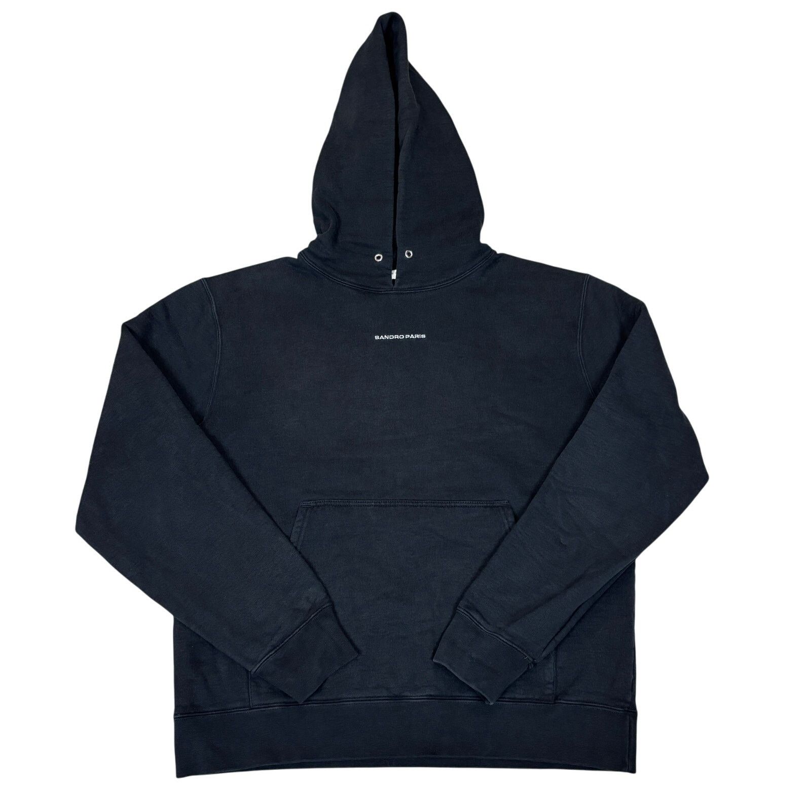 Sandro Sandro Paris Embroidered Logo Hoodie Women's XL Quiet Luxury Size XL / US 12-14 / IT 48-50 - 1 Thumbnail