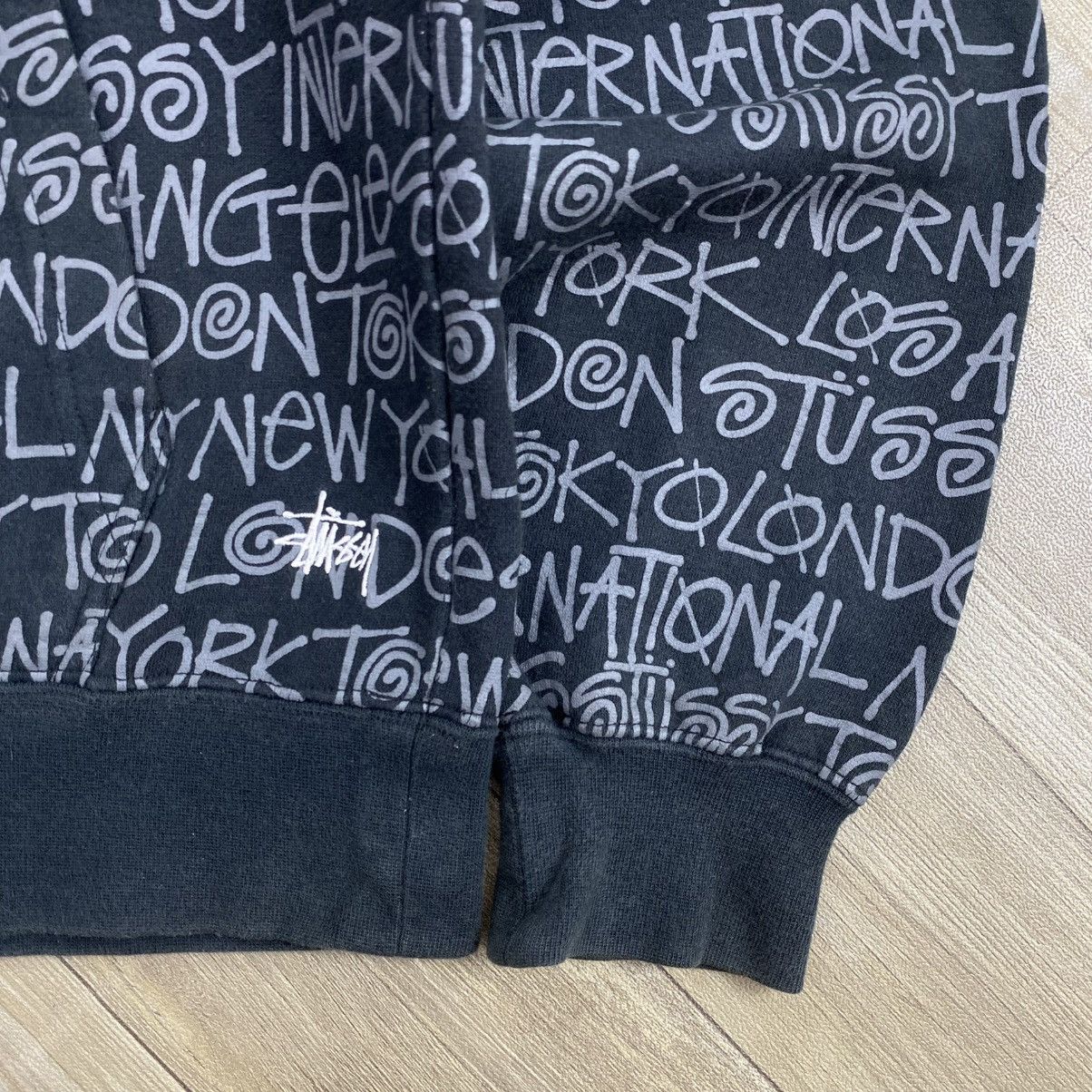 Stussy 00s Stussy World Tour Monogram Logo Pull Over Hoodie Japan Size US S / EU 44-46 / 1 - 8 Thumbnail