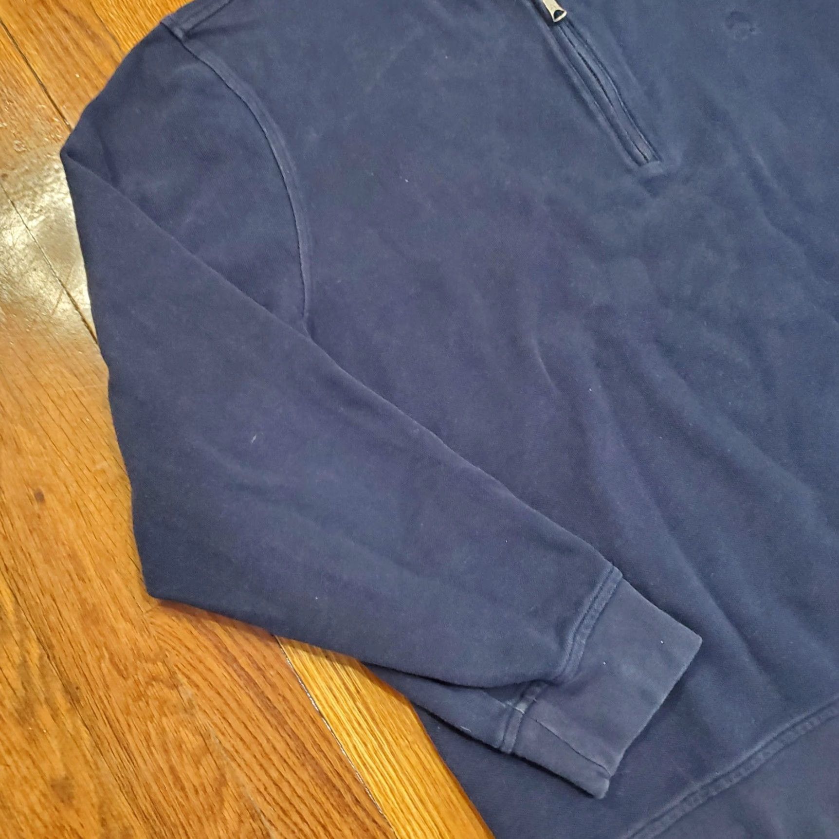 Brooks Brothers Brooks Brothers Sweatshirt Pullover 2XL Navy Blue 1/4 Zip Logo Zipper Cotton Polyester Mens Size US XXL / EU 58 / 5 - 2 Thumbnail