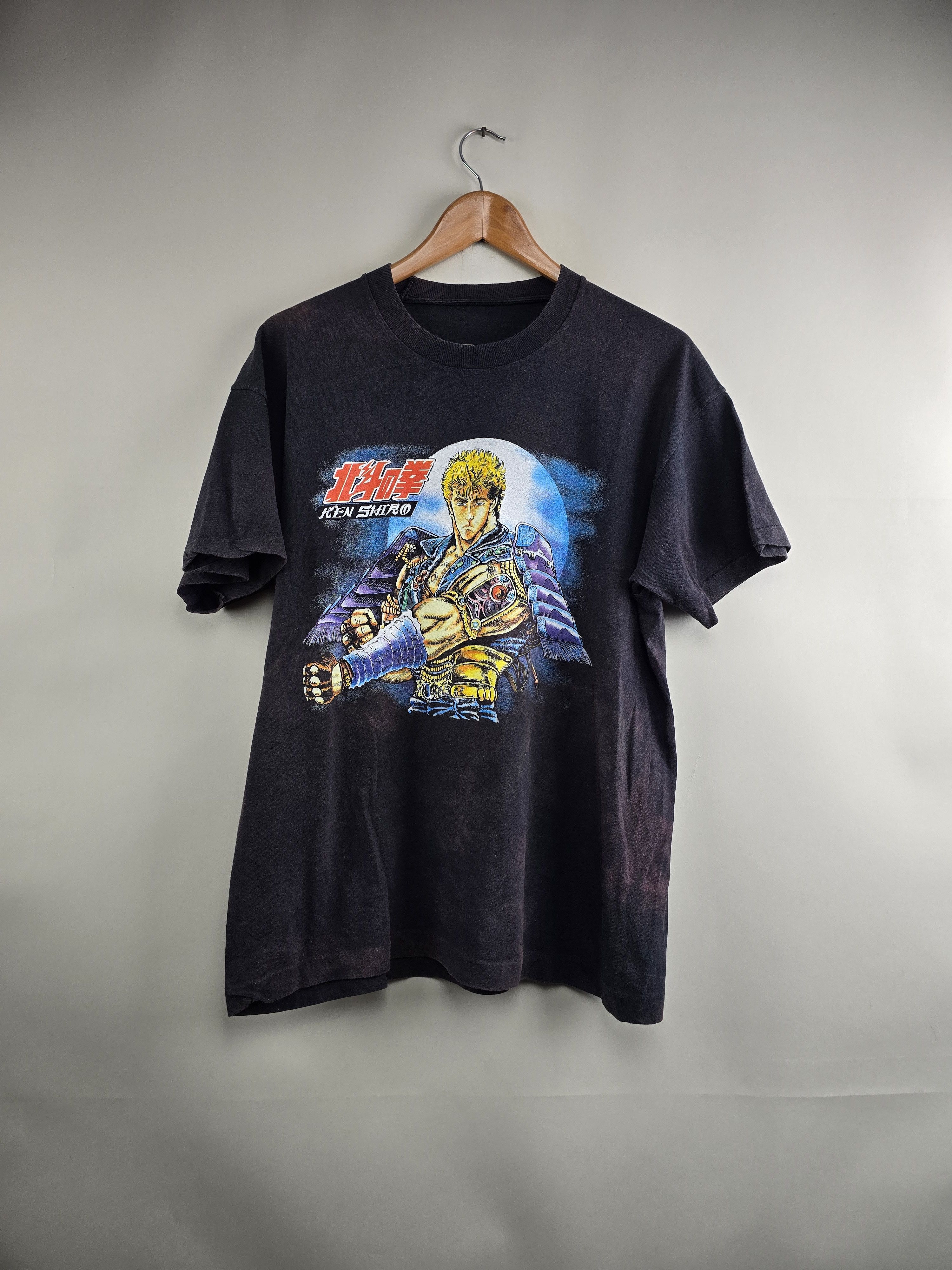 Anime × Japanese Brand × Vintage 90s Hokuto No Ken Kenshiro Fist of the north star Anime tee Size US L / EU 52-54 / 3 - 9 Thumbnail