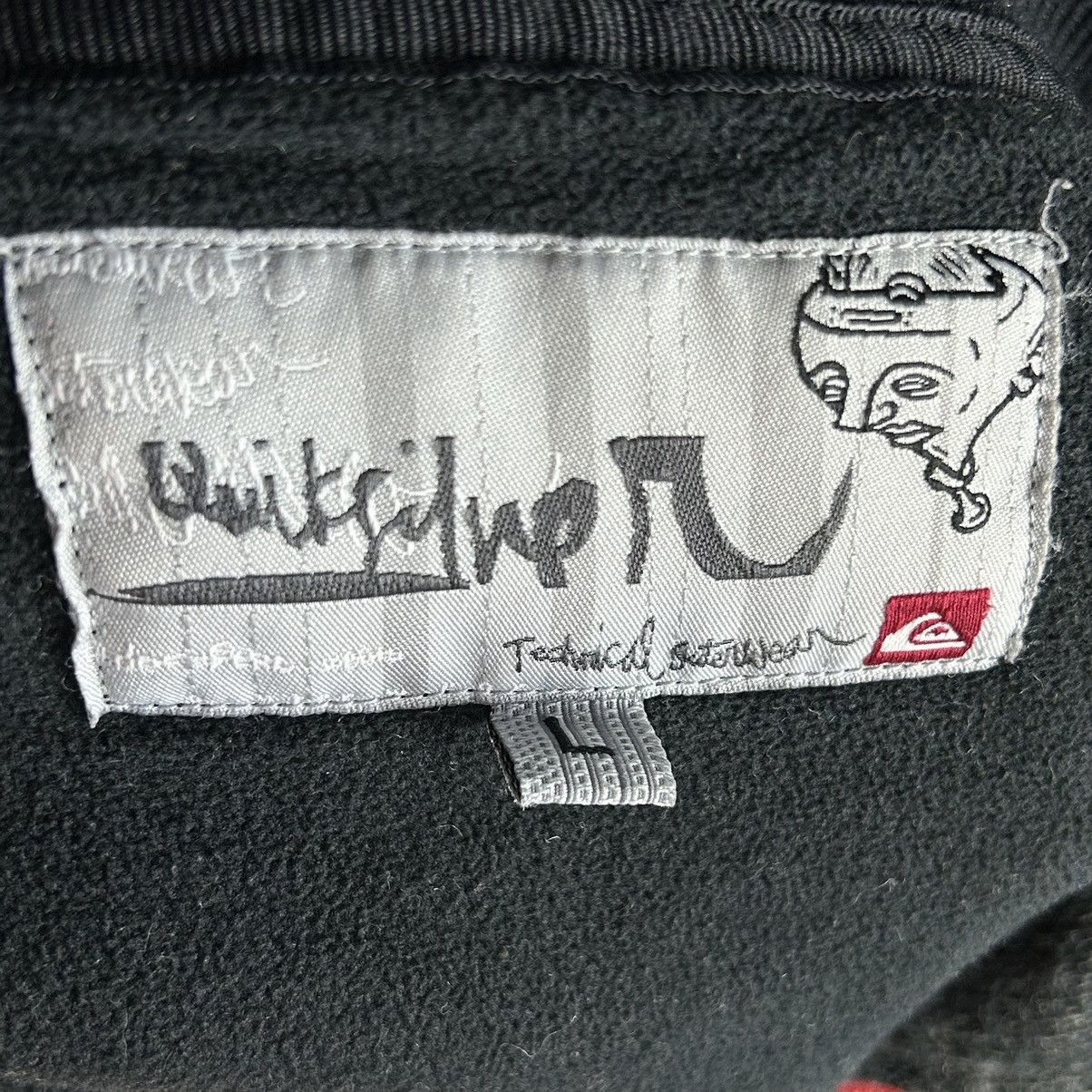 Quiksilver × Vintage Quiksilver black grey red spellout jacket Size US L / EU 52-54 / 3 - 6 Thumbnail