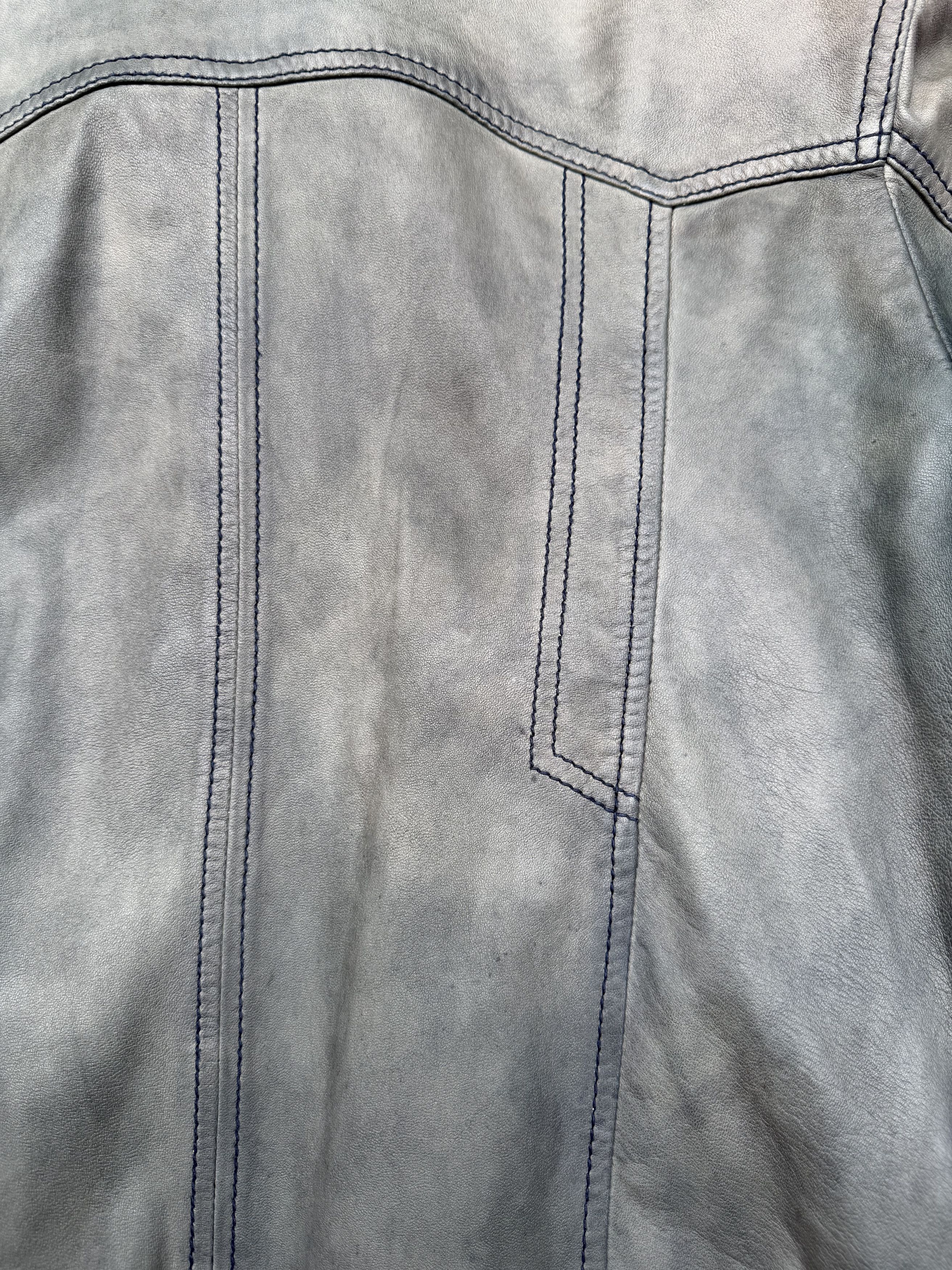 Dolce & Gabbana Dolce & Gabbana Vintage Distressed Leather Jacket Size US L / EU 52-54 / 3 - 12 Thumbnail