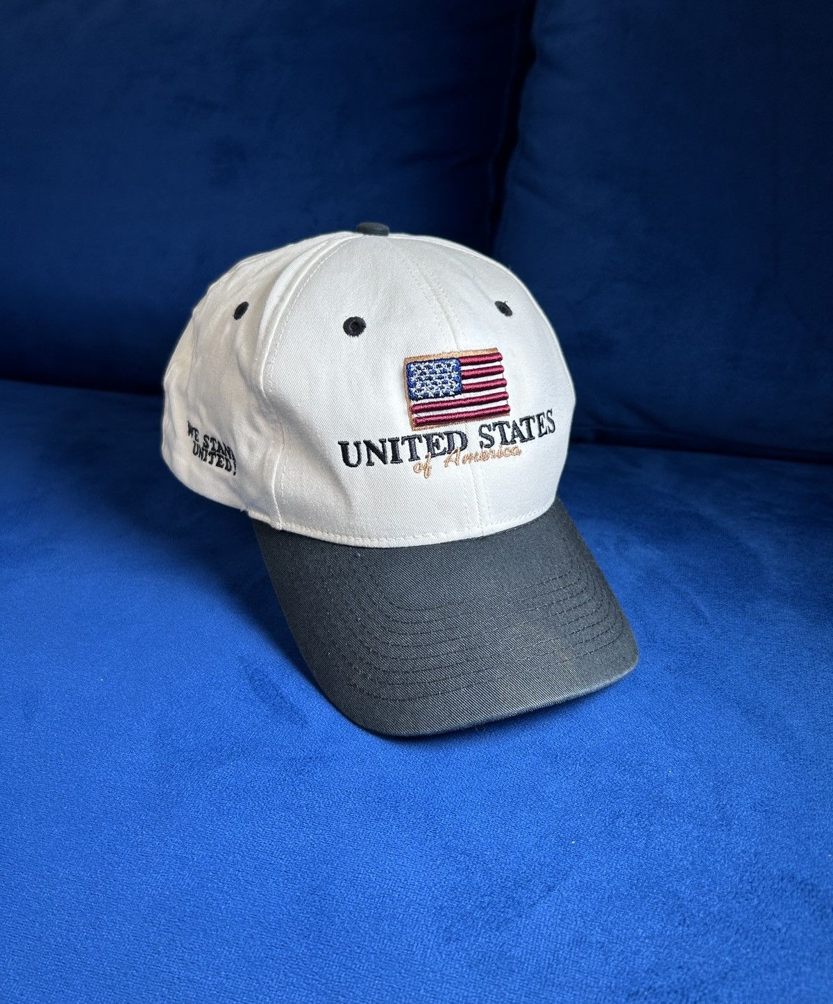 Vintage Rare Usa Flag Vintage Cap Size ONE SIZE - 1 Thumbnail
