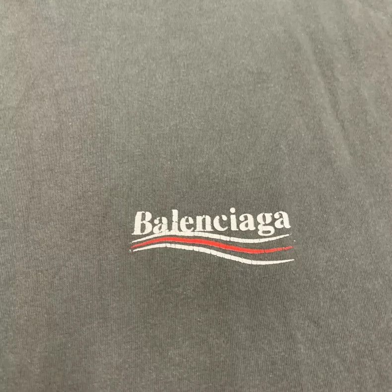 Balenciaga Balenciaga Grey wash damage done old coke short sleeves Size US S / EU 44-46 / 1 - 8 Thumbnail