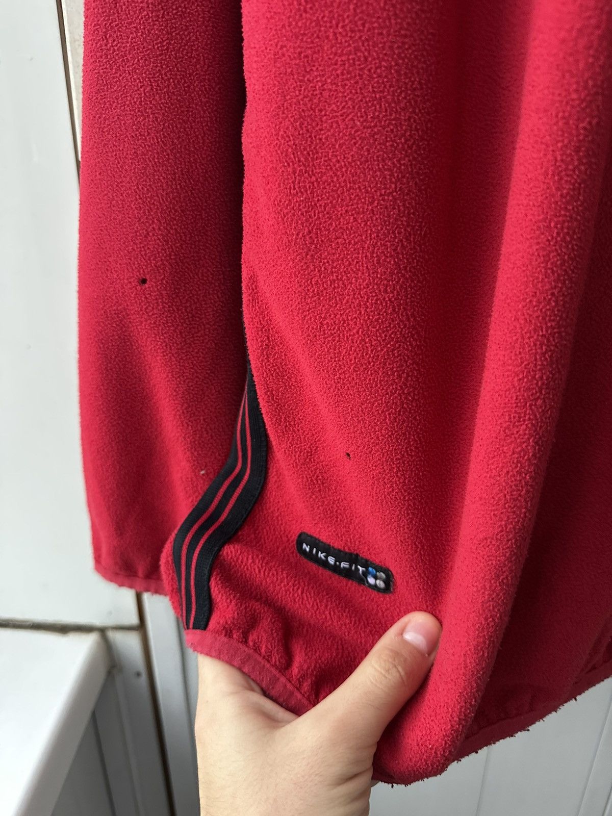 Nike Vintage Nike Fleece Jacket Big Logo Size US XL / EU 56 / 4 - 7 Thumbnail