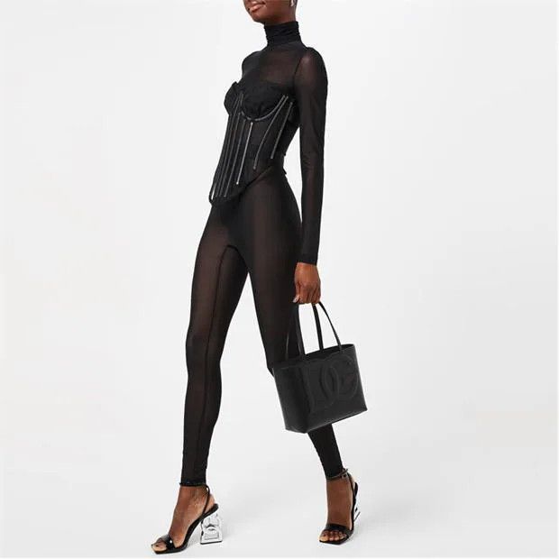Dolce & Gabbana o1g2r1mq1024 Crop Top in Nero Size S / US 4 / IT 40 - 6 Thumbnail