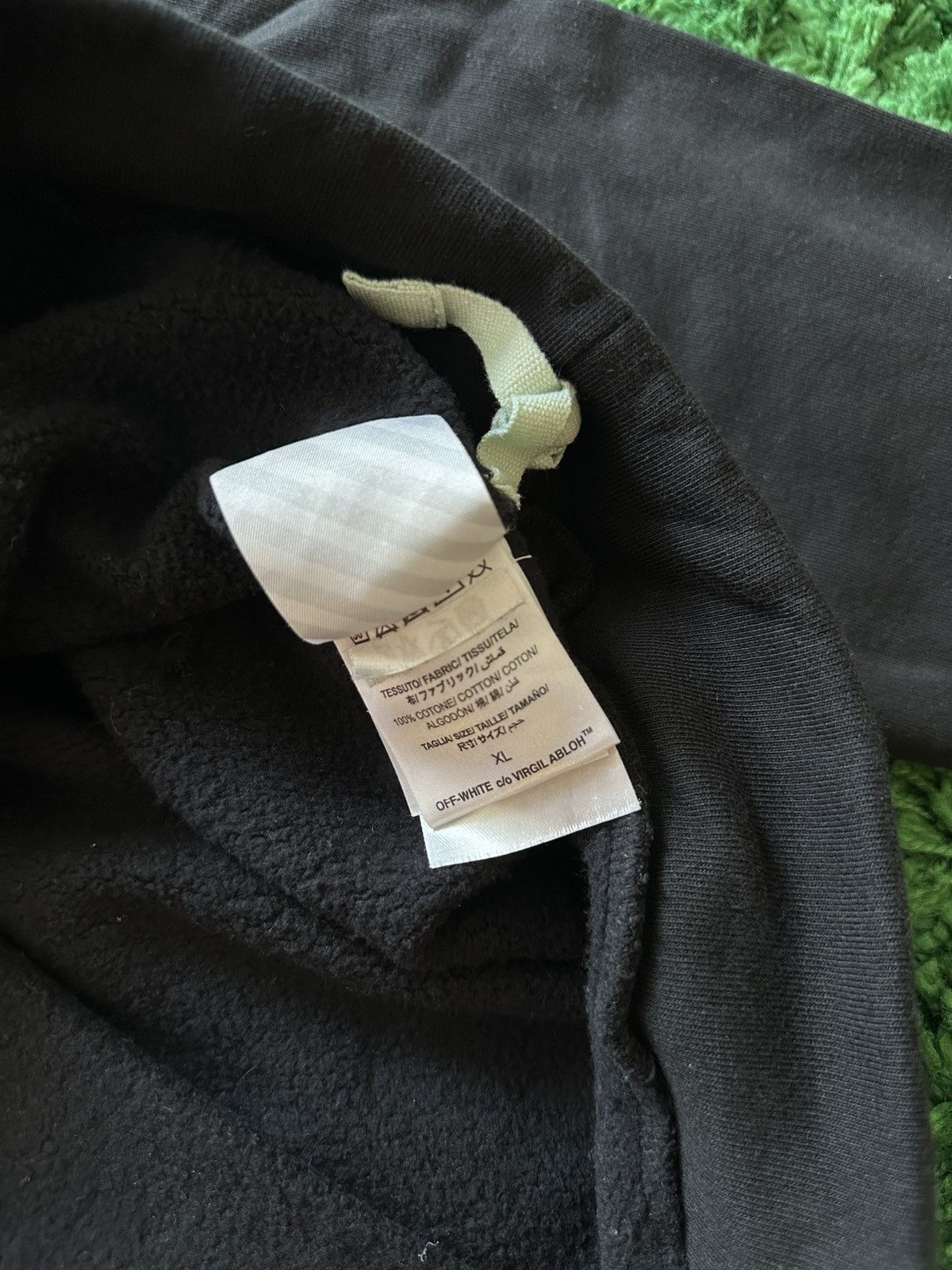 Off-White Off White Mirror Mirror Cropped Hoodie Size US XL / EU 56 / 4 - 5 Thumbnail
