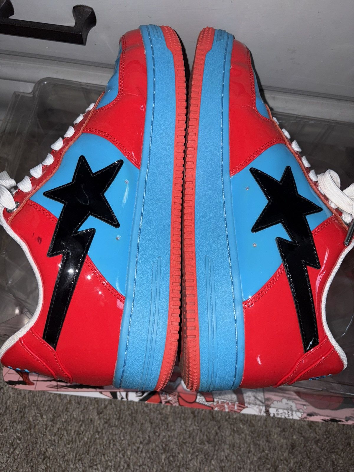 Bape × Marvel Comics Bapesta Spider Man Marvel Shoes Size US 10 / EU 43 - 5 Thumbnail