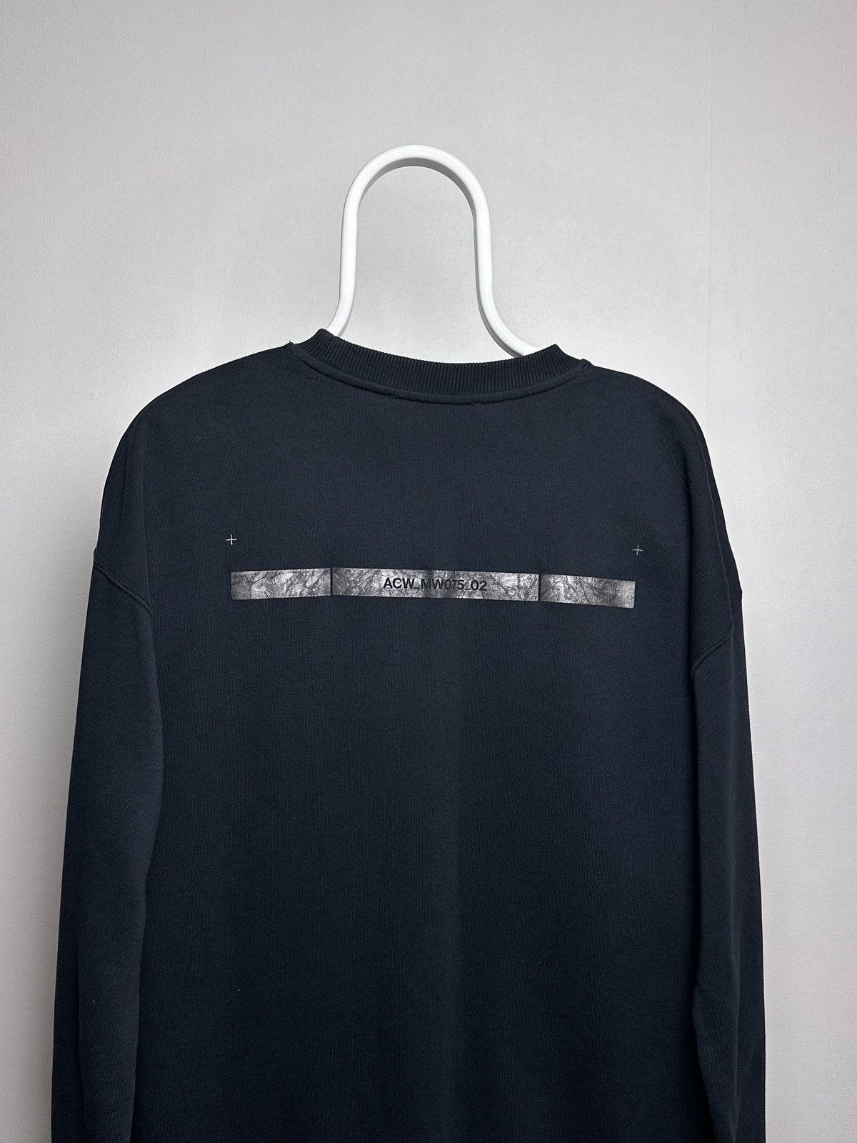 A-COLD-WALL* A-COLD-WALL Foil Grid Crewneck Sweatshirt Size XS Size US XS / EU 42 / 0 - 7 Thumbnail