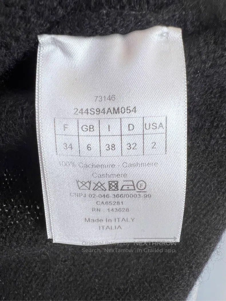 Dior Dior Cashmere long-sleeved knitted sweater Size XXS / US 00 / IT 34 - 5 Thumbnail