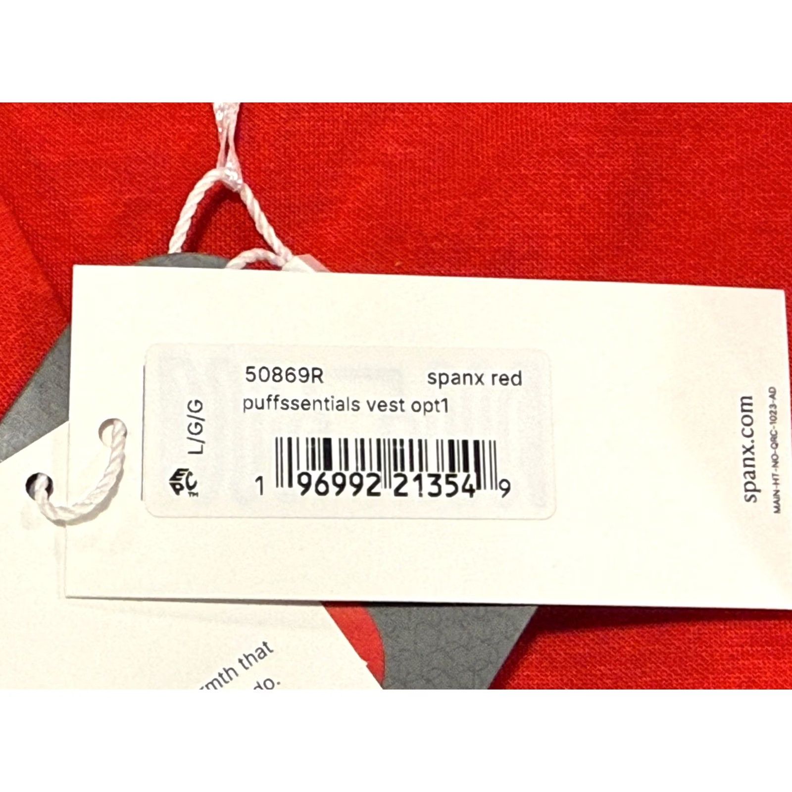 Spanx SPANX AirEssentials Puffer Vest Women's L Red Sleeveless Mid-Length Polyester Wool? No Waist Tie NWT Vintage: No Size L / US 10 / IT 46 - 6 Thumbnail