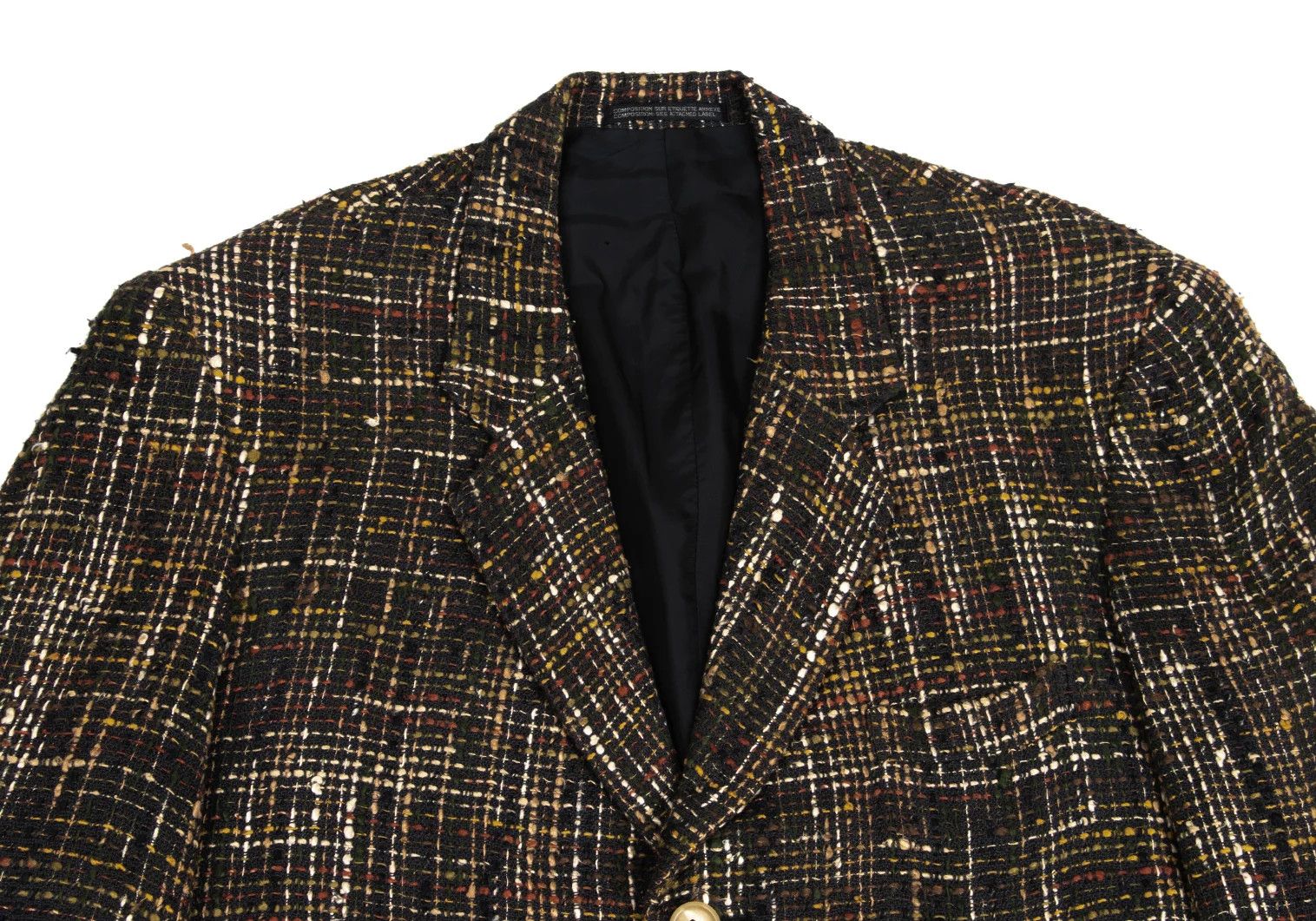 Yohji Yamamoto Yohji Yamamoto Silk Linen T Jacket Multi S Size US S / EU 44-46 / 1 - 2 Thumbnail