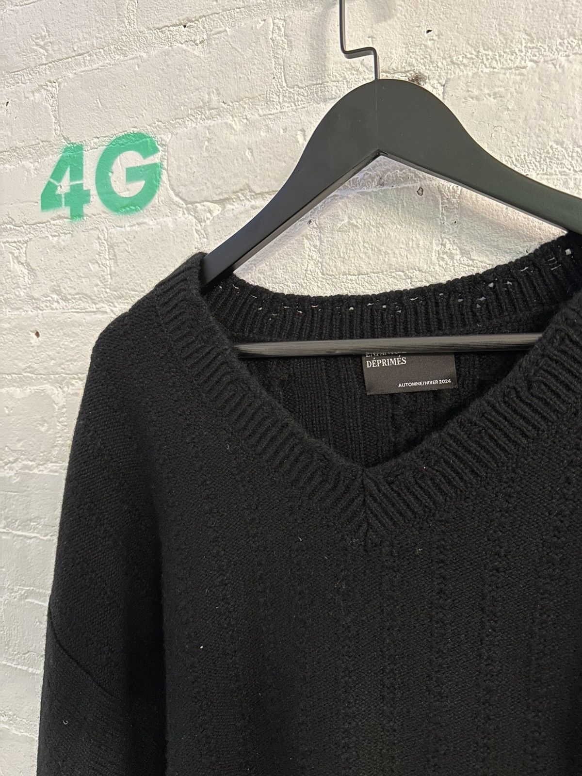 Enfants Riches Deprimes ENFANTS RICHES DEPRIMES BLACK ON BLACK CASHMERE Size US L / EU 52-54 / 3 - 2 Thumbnail