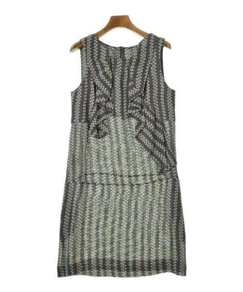 image of Marni Ruffle Pattern Dress in Grey, Women's (Size Small)