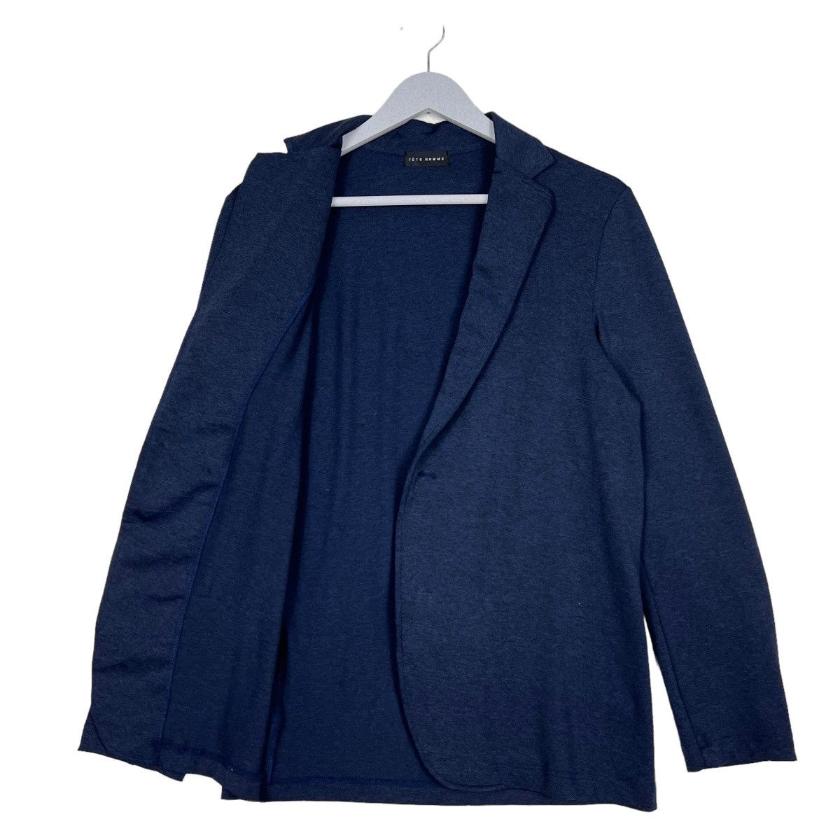 Issey Miyake 🔥 NAVY BLUE TETE HOMME CARDIGAN JACKET Size US M / EU 48-50 / 2 - 9 Thumbnail