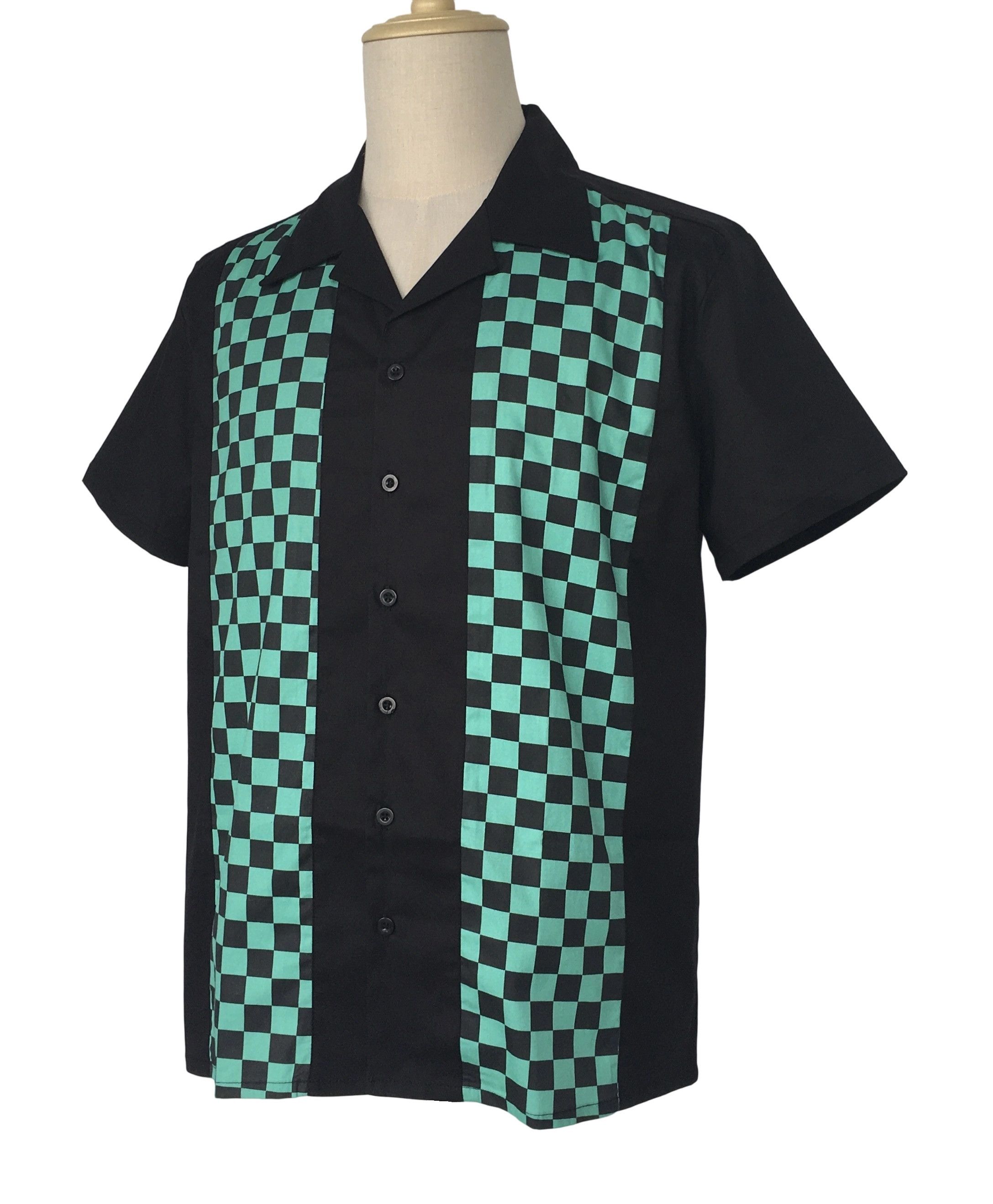 Other Loose Shirt Cuban Style Retro Bowling Shirts For Men Size US M / EU 48-50 / 2 - 2 Thumbnail