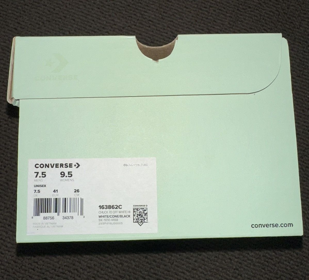 Converse × Nike × Off-White Converse Chuck Taylor All Star 70 Hi Size US 7.5 / EU 40-41 - 9 Thumbnail