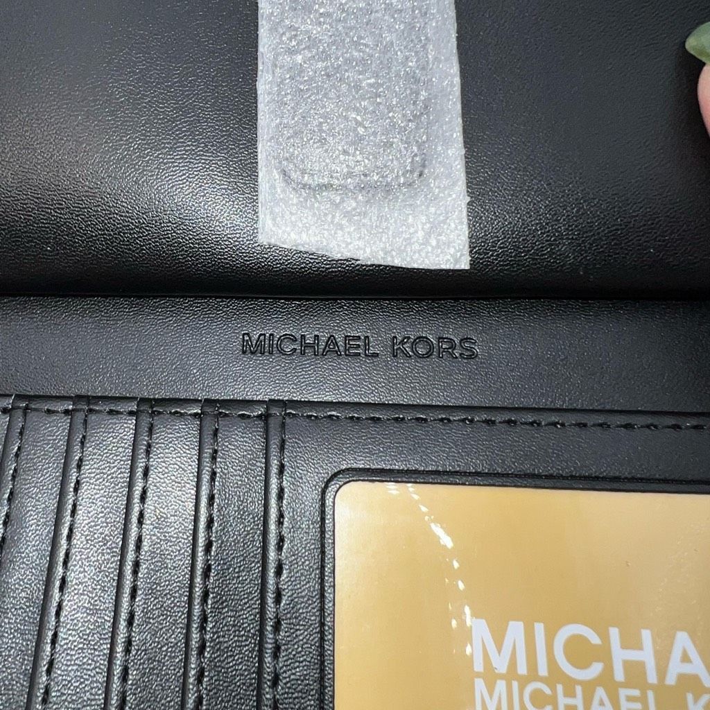 Michael Kors Michael Kors Jet Set Travel Large Double Zip Wristlet in Bla Size ONE SIZE - 5 Thumbnail