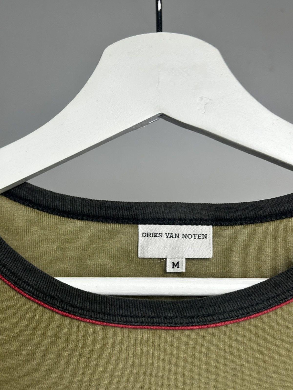 Dries Van Noten Dries Van Notten Ringer Tshirt Size US M / EU 48-50 / 2 - 4 Thumbnail