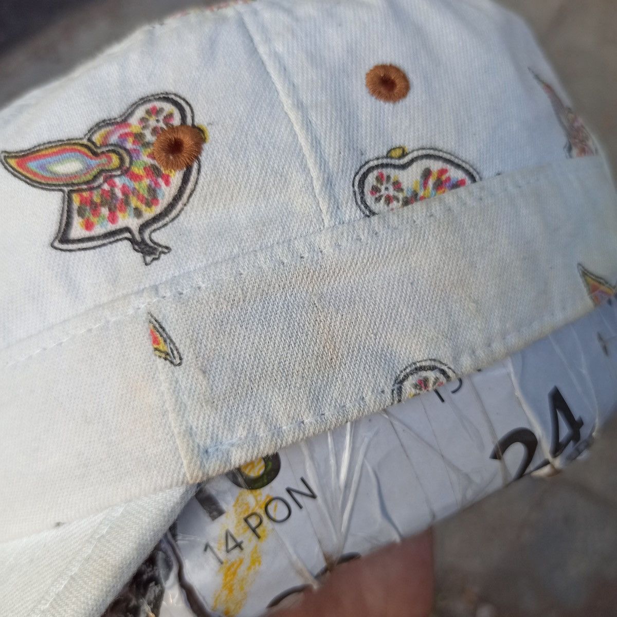 Beauty Beast CUTE.. Monogram birds hat by marie and claire Size ONE SIZE - 6 Thumbnail