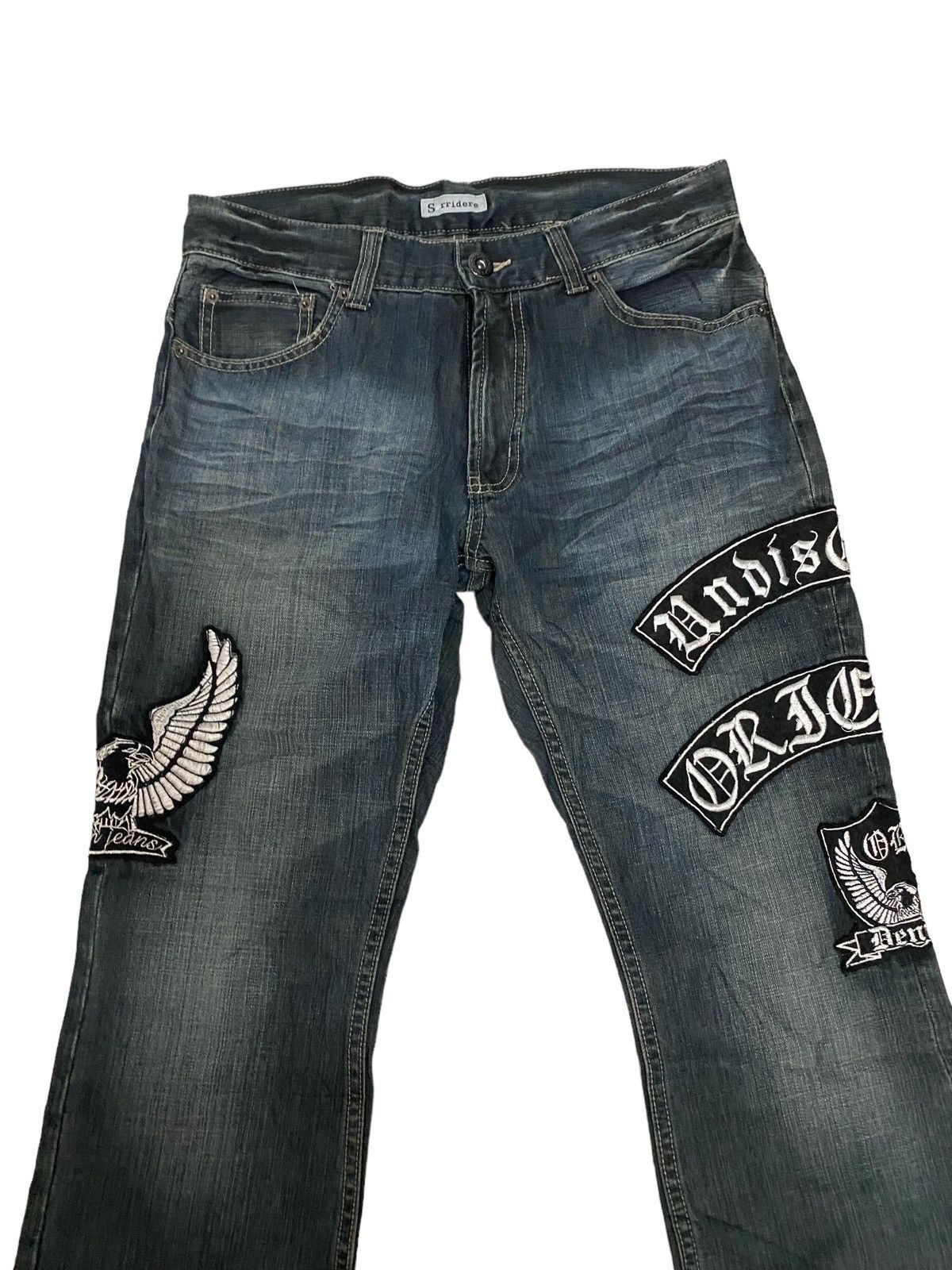 Japanese Brand × Vintage Offer‼️Vintage Sorridere Japanese Distress Denim Jeans Size US 33 - 4 Thumbnail