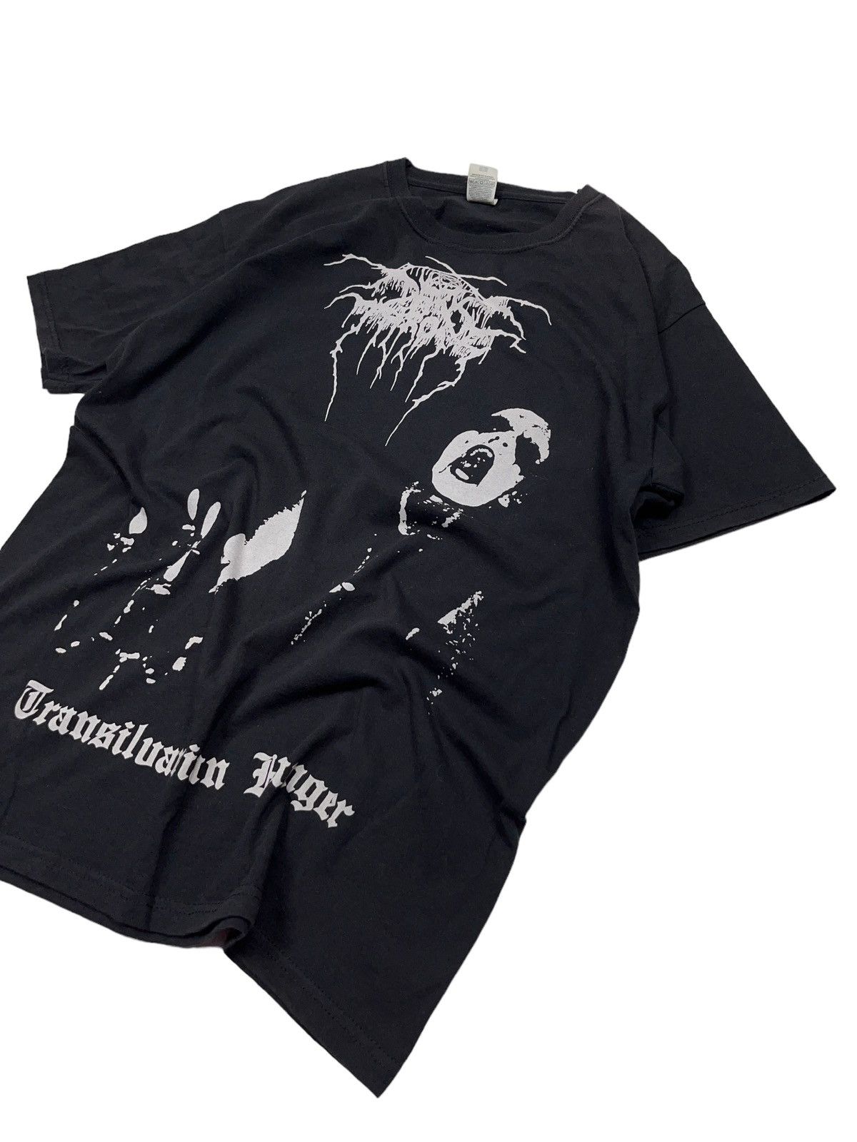 Band Tees Vintage Darkthrone Transilvanian Hunger Black Metal T-shirt Size US M / EU 48-50 / 2 - 3 Thumbnail